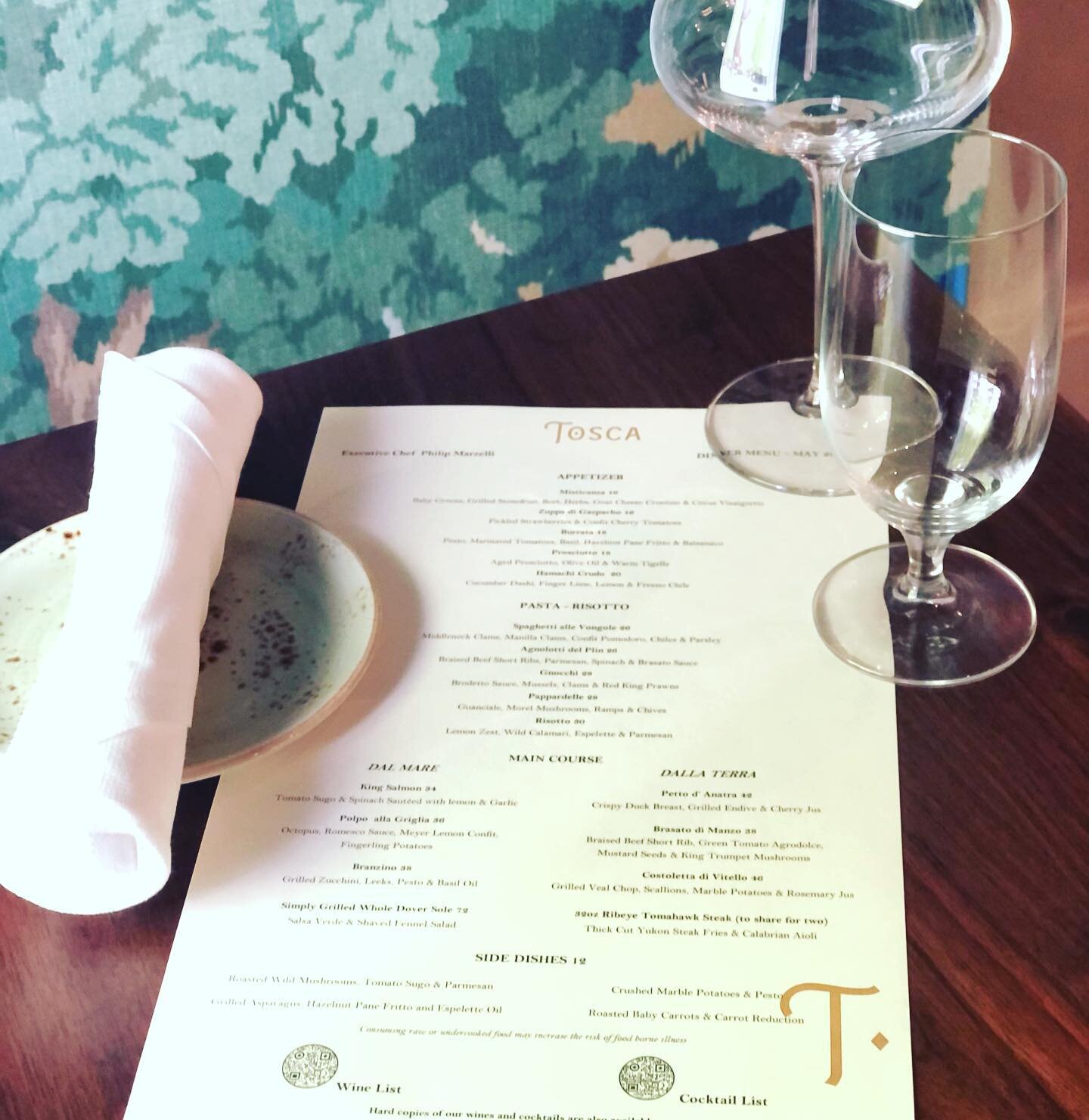 We can&rsquo;t wait to see you back at Tosca- May 25!  #dc  #districtfoodies #dmvfoodie #dmvfoodies #districteats  #eaterdc #dcdining #finedining  #dcrestaurants #dcfood  #bestofdc