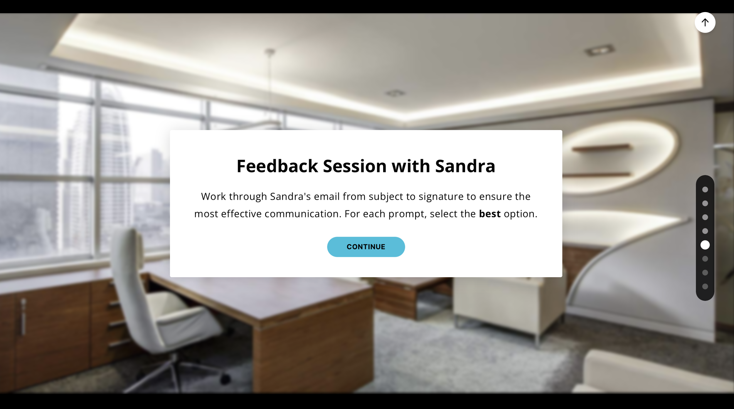 Feedback scenario introduction