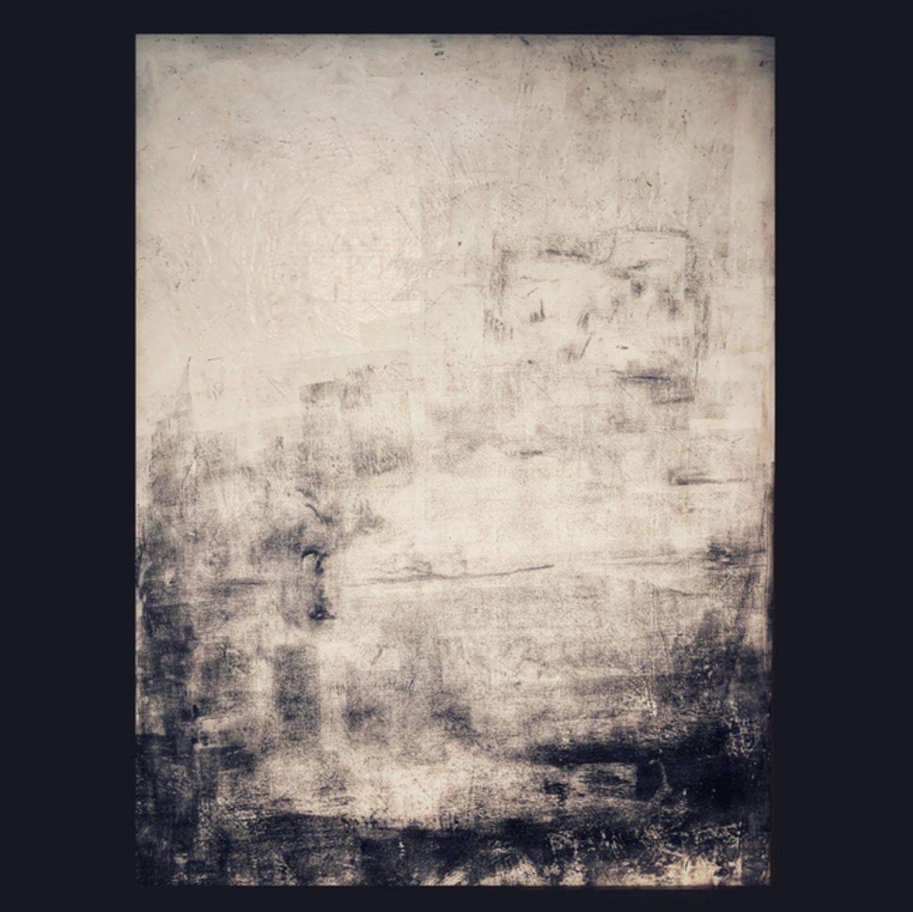 3.5 x 2.5 ft: acrylic on wood