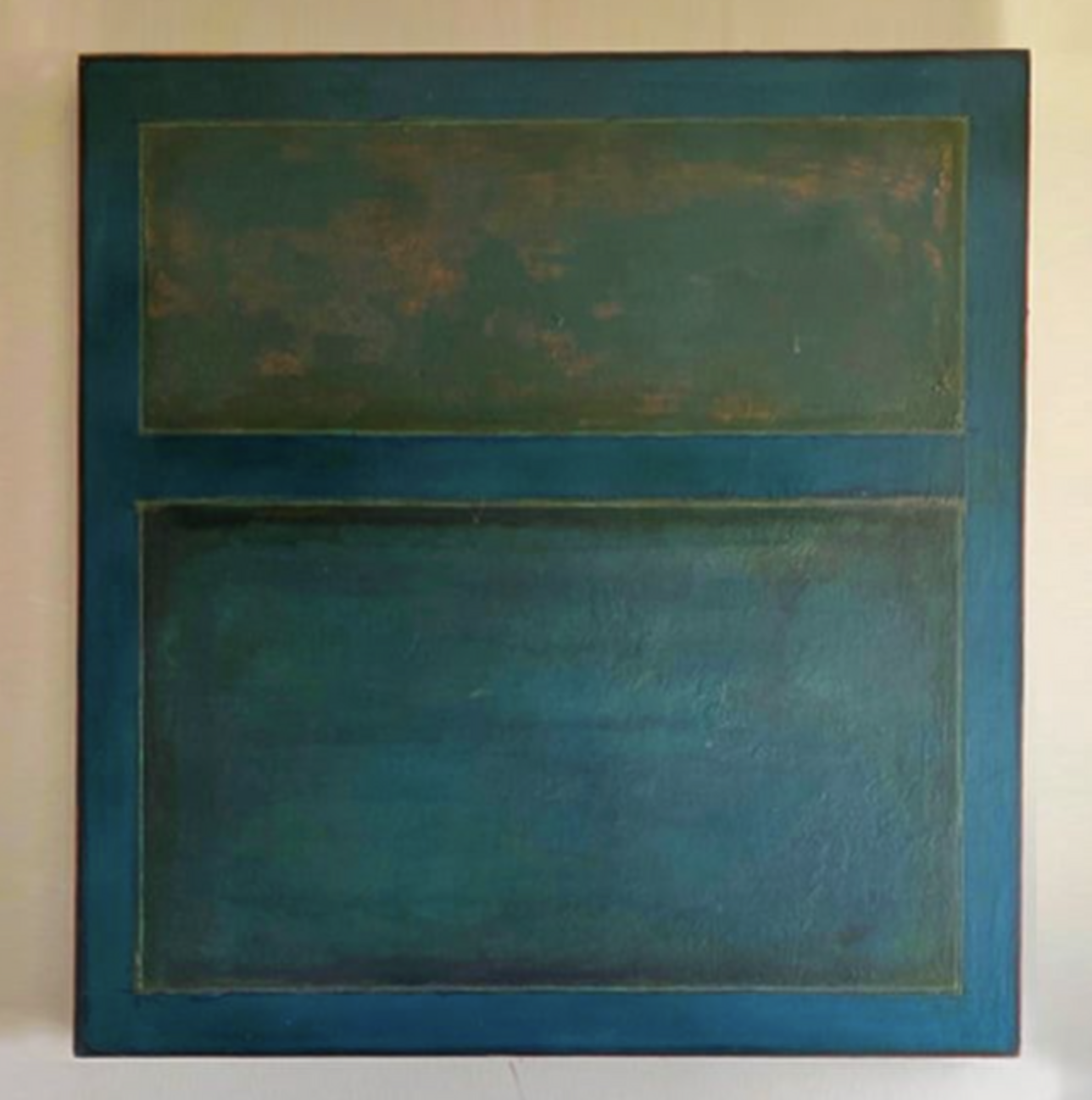 2 x 2 ft acrylic, oil, pencil, ink on wood