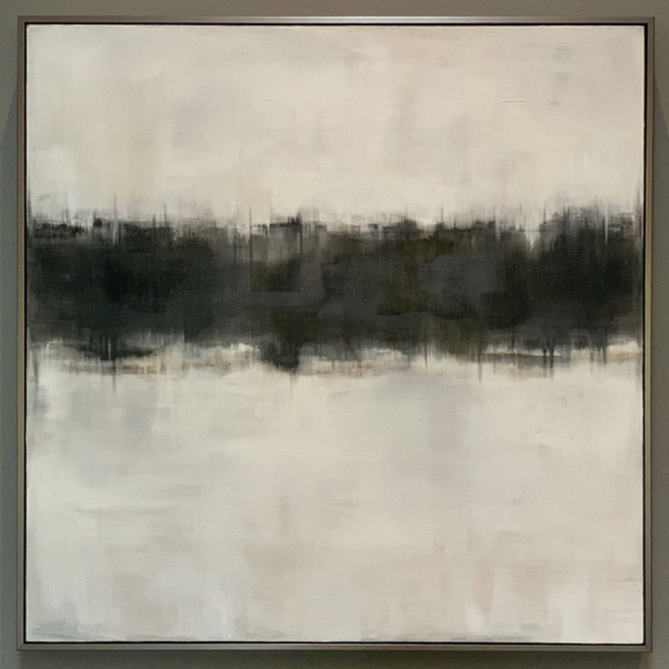 3 x 3 ft: acrylic and oil on wood