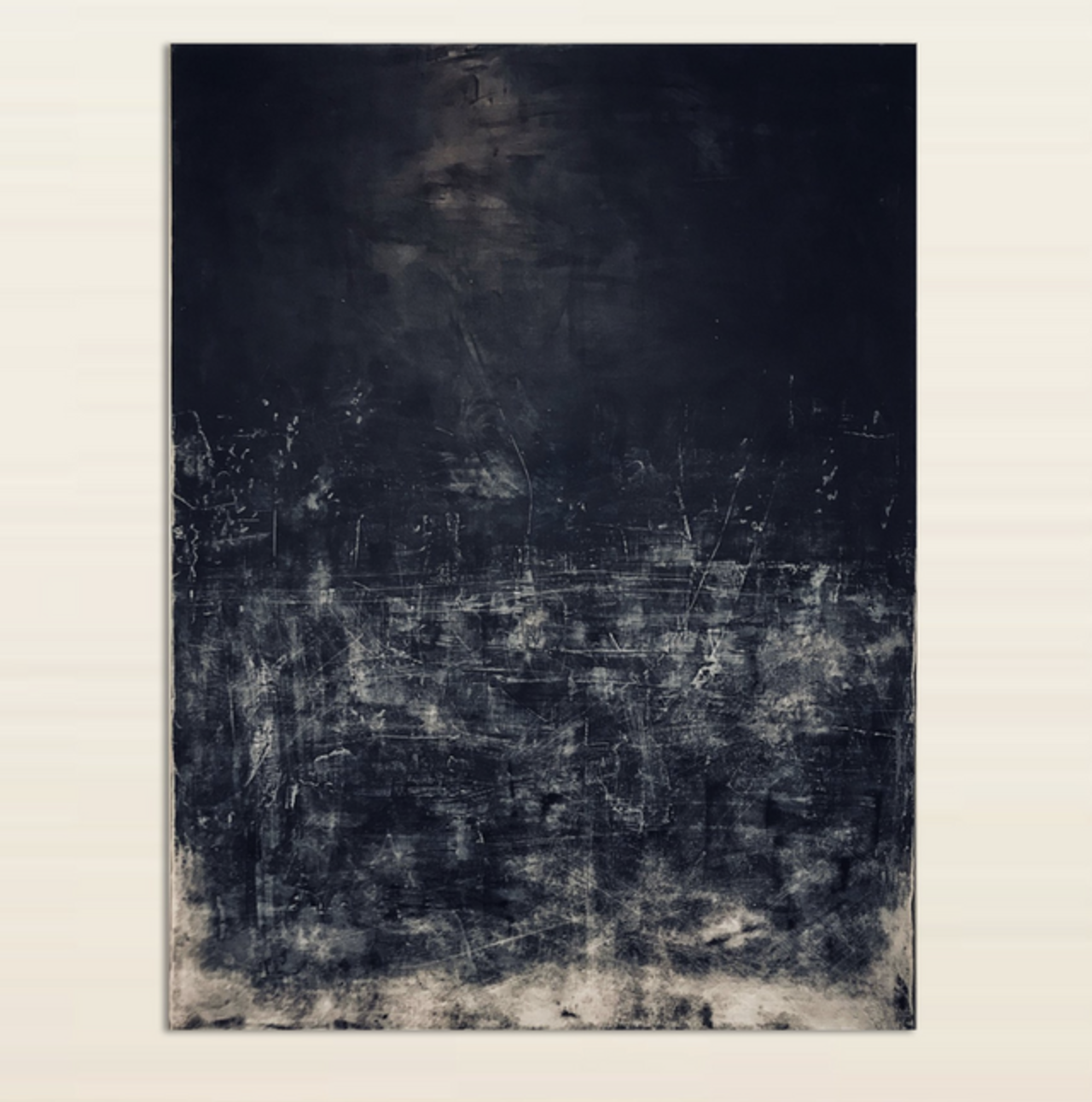 3.5 x 2.5 ft: acrylic on wood