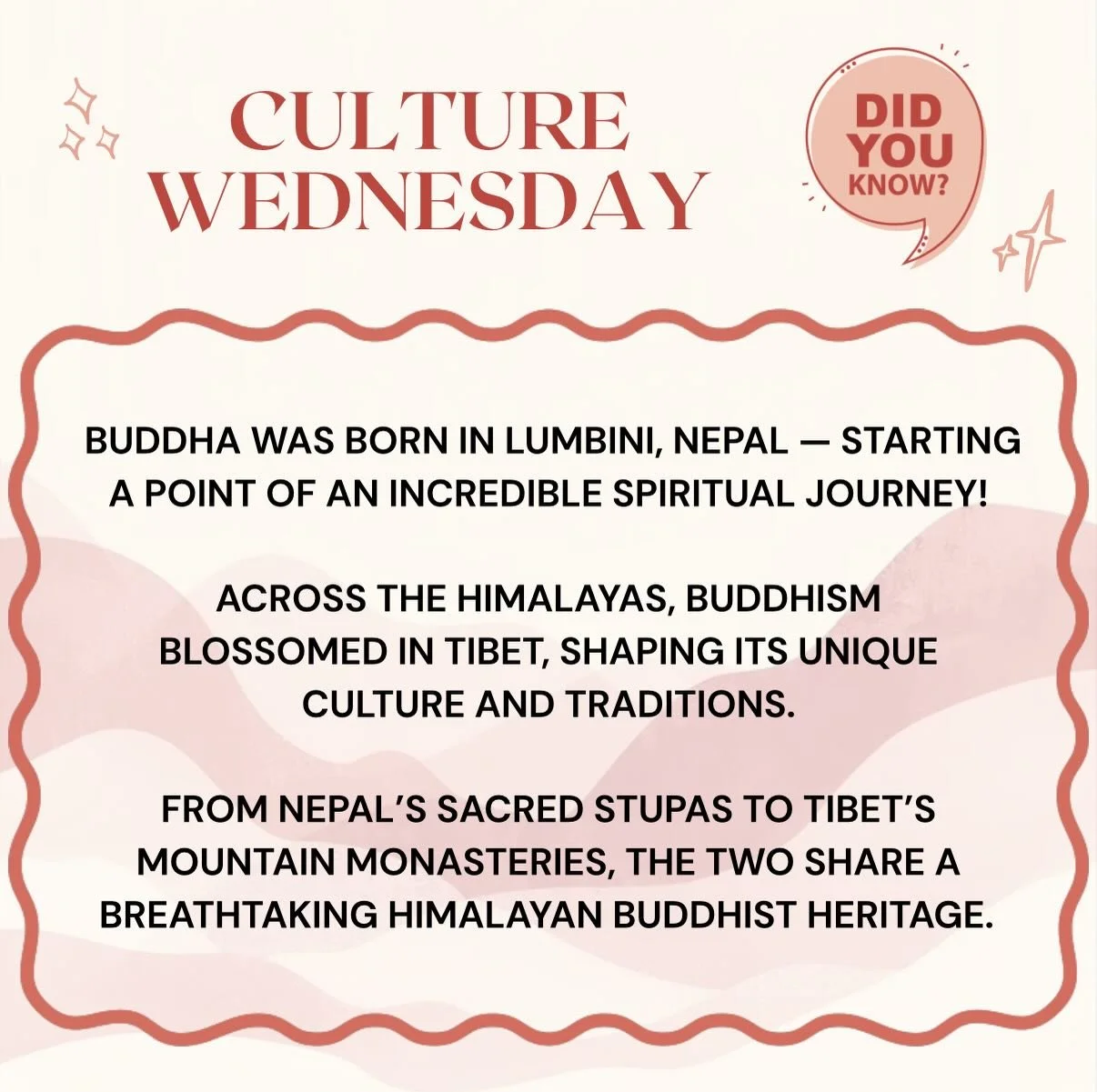 It&rsquo;s Culture Wednesday! Hear about a unique relationship between Tibet and Nepal of the Himalayas :) #tibet #nepal #tibetanservicecenter #tibetanculture