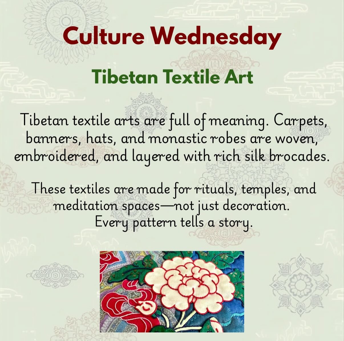 Happy Culture Wednesday! :) #nytsc #culturewednesday #tibetanculture #tibet #tibetan