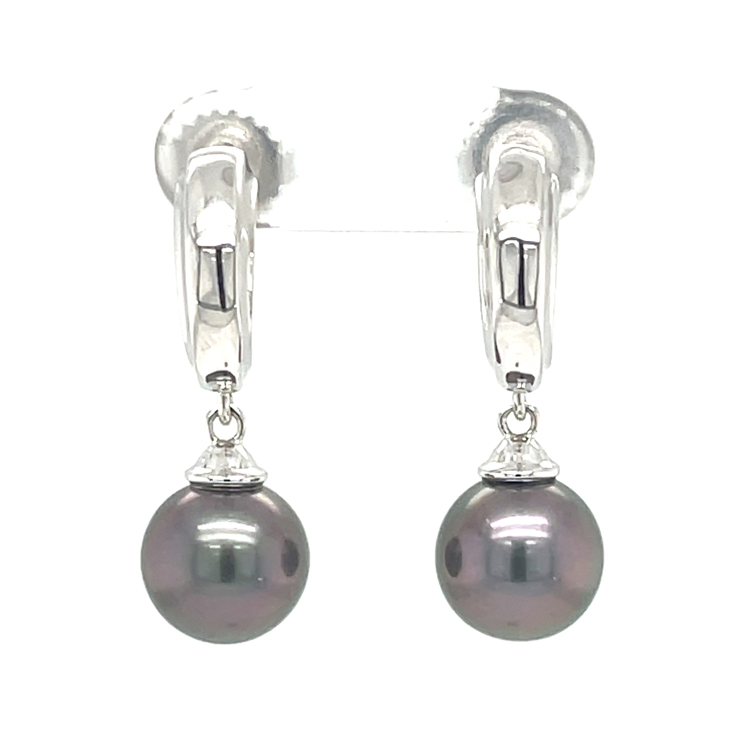 Tahitian Pearl Dangle Earrings