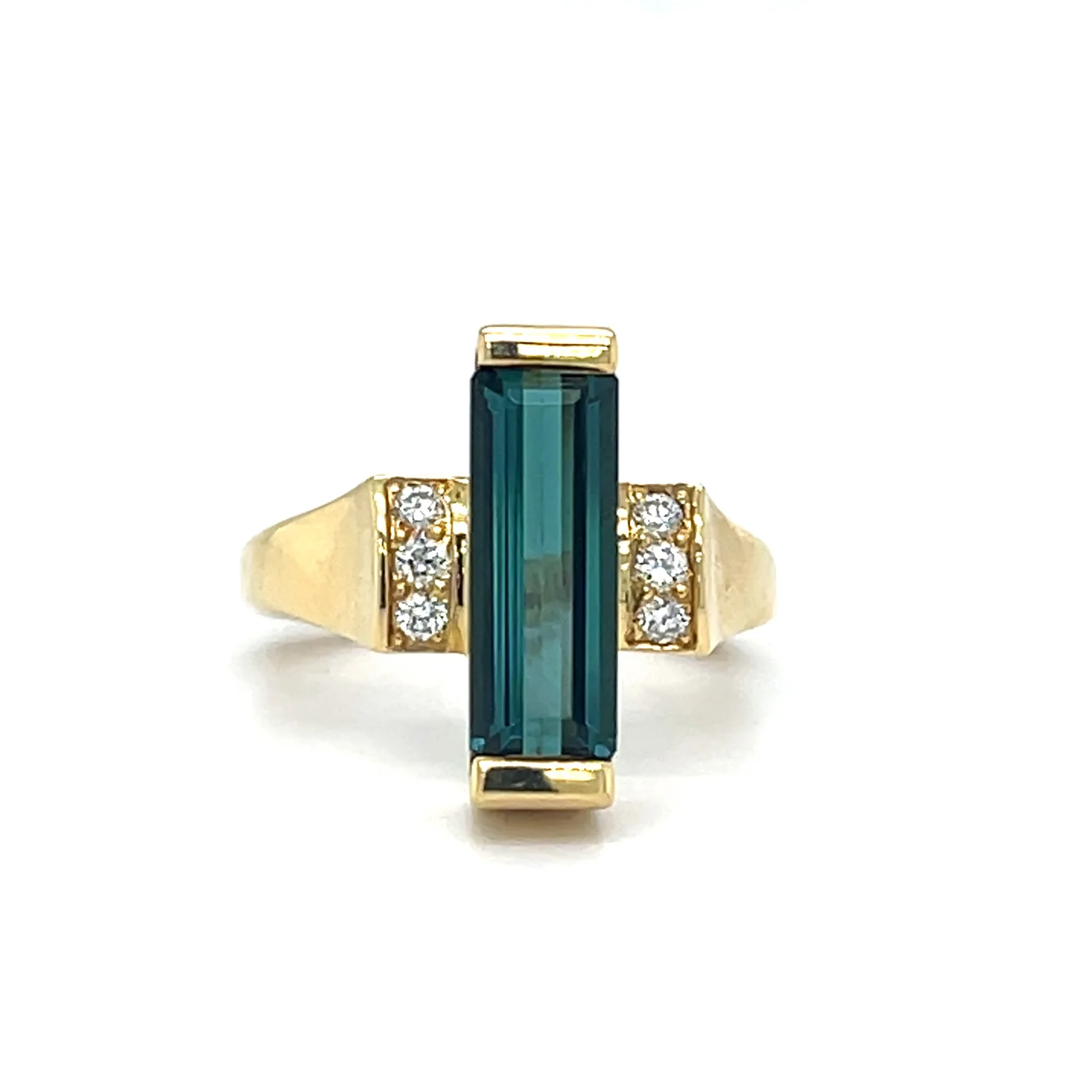 Tourmaline Indigolite Naturelle 2,91 Ct - Coupe Octogonale, Couleur Bleu Indigo, Clarté VVS, Superbe Qualité AAA