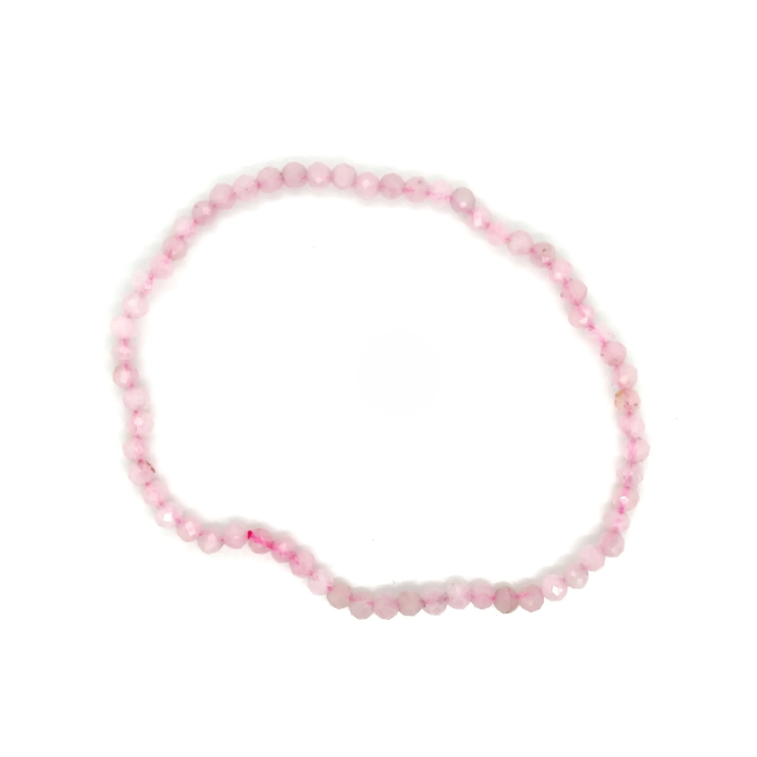 Rose Quartz Beaded Bracelet