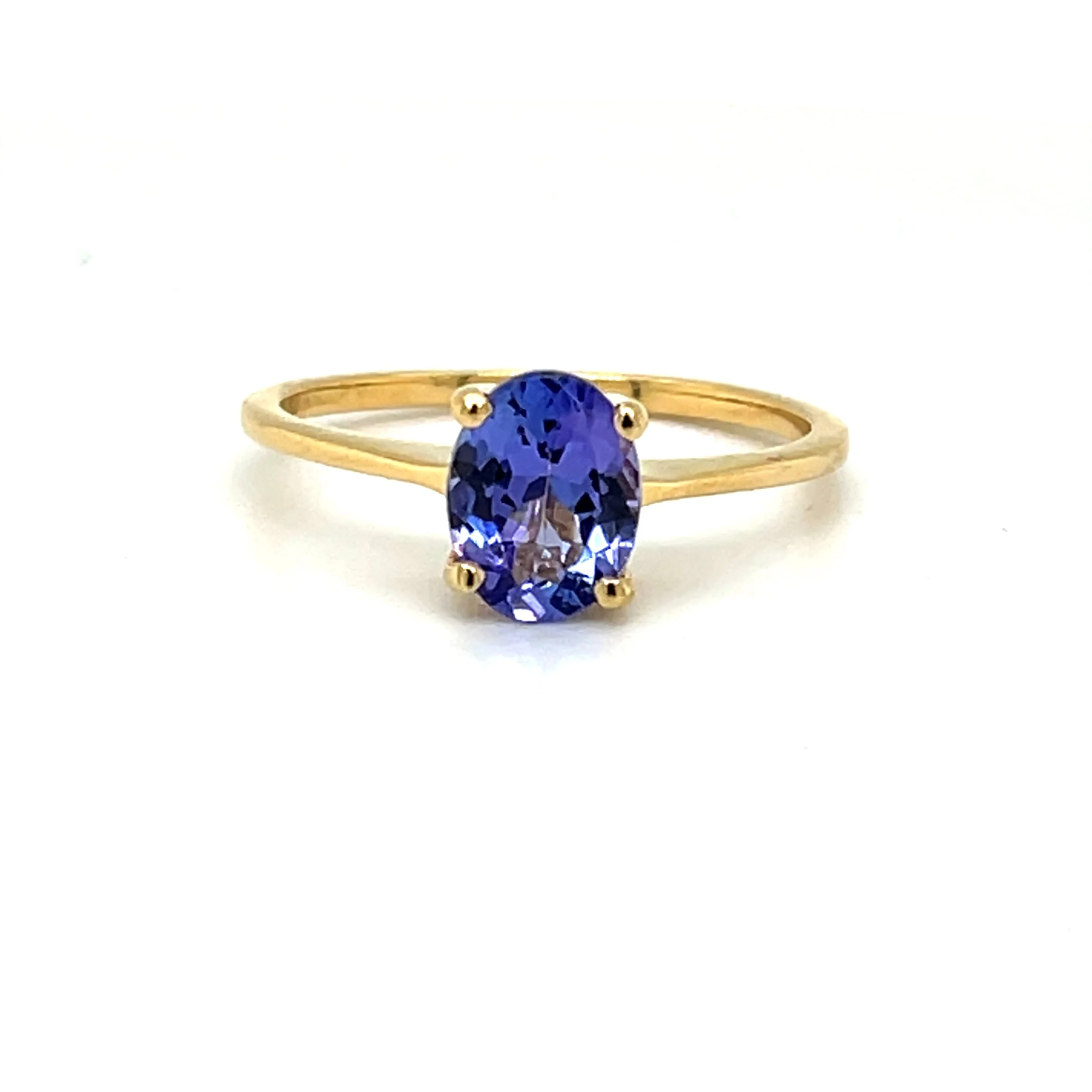 1.14 cts Tanzanite Solitaire Ring