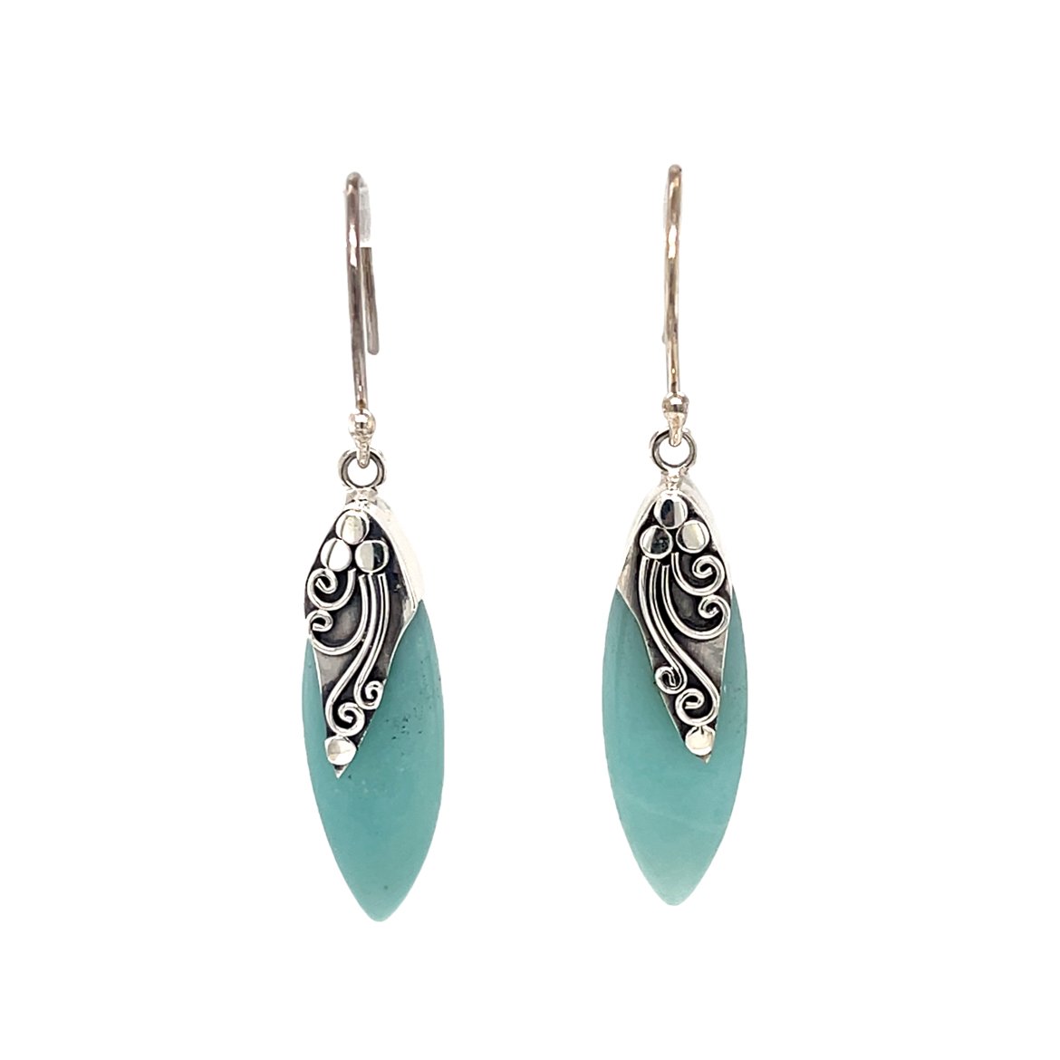 Chalcedony Dangle Earrings