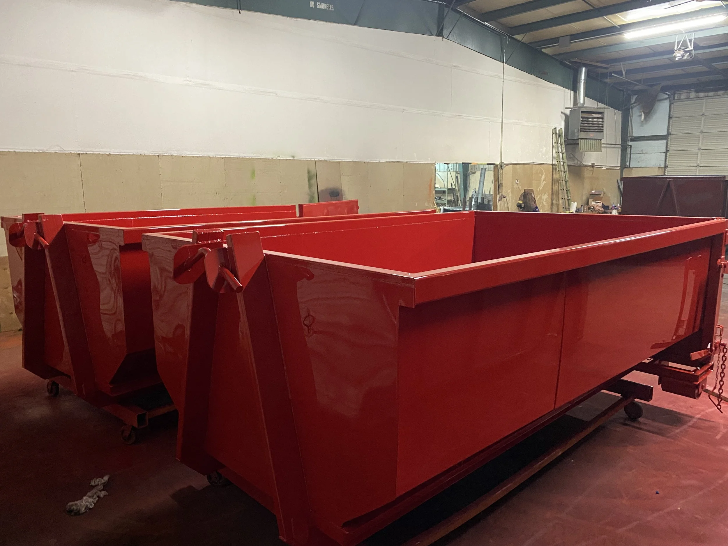 Hook Lift RollOff Dumpsters — Ozark Dumpster Manufacturing