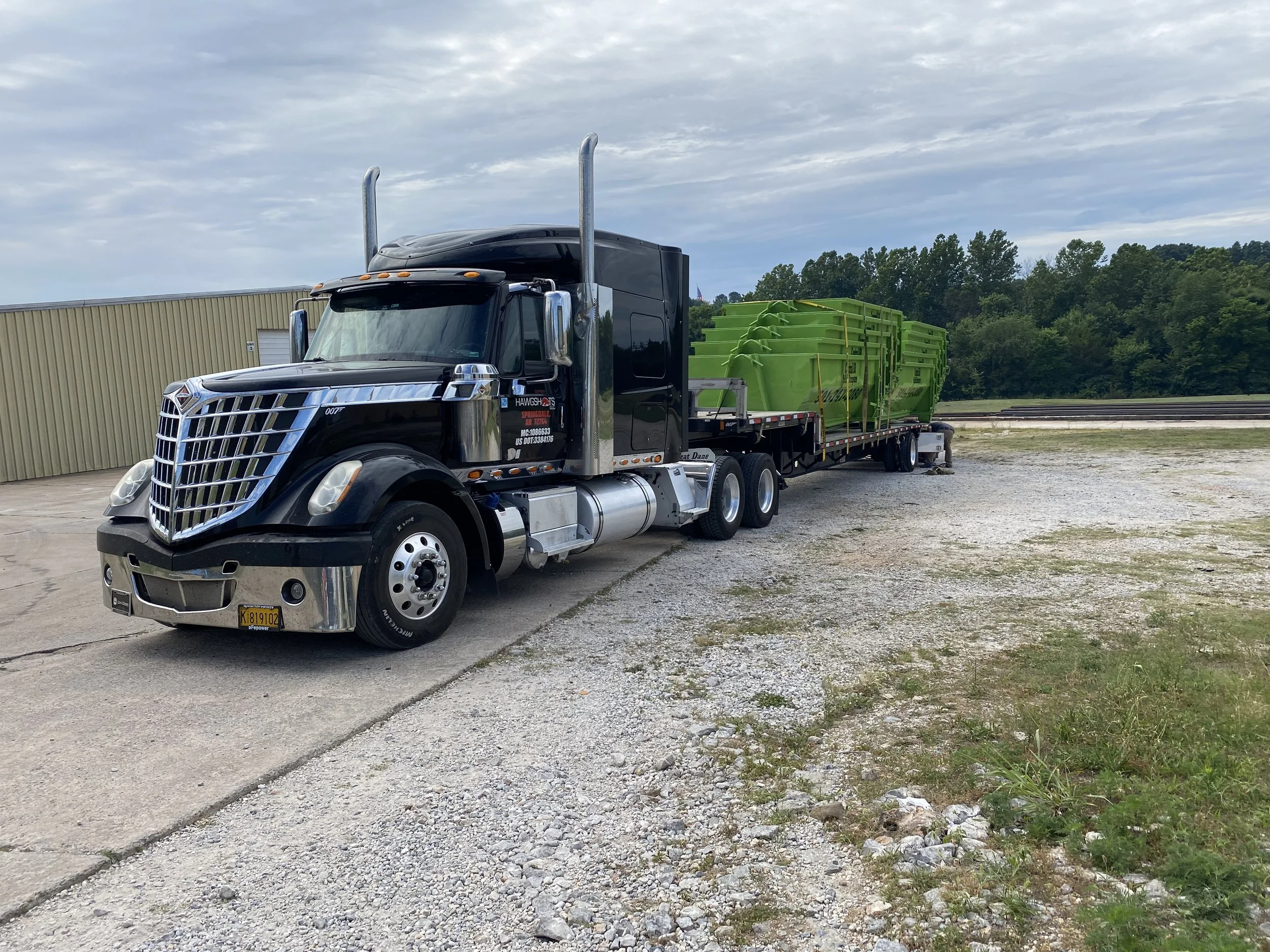 Hook Lift RollOff Dumpsters — Ozark Dumpster Manufacturing