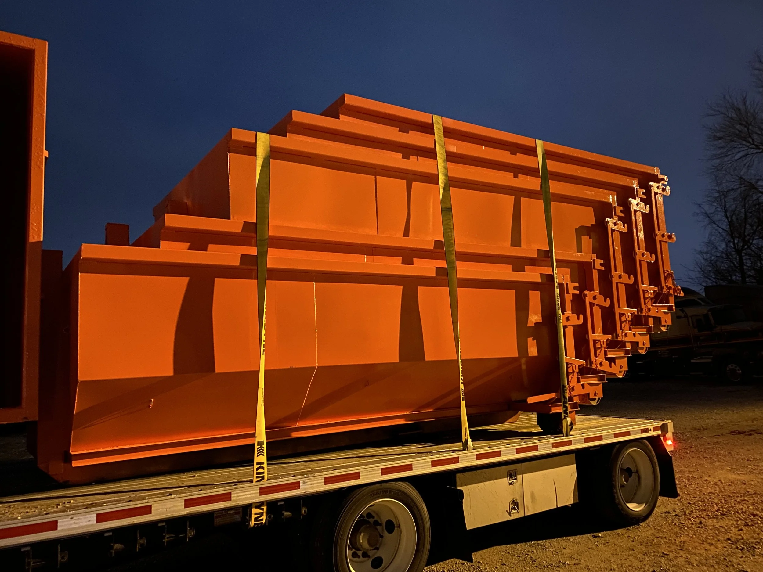 Hook Lift RollOff Dumpsters — Ozark Dumpster Manufacturing