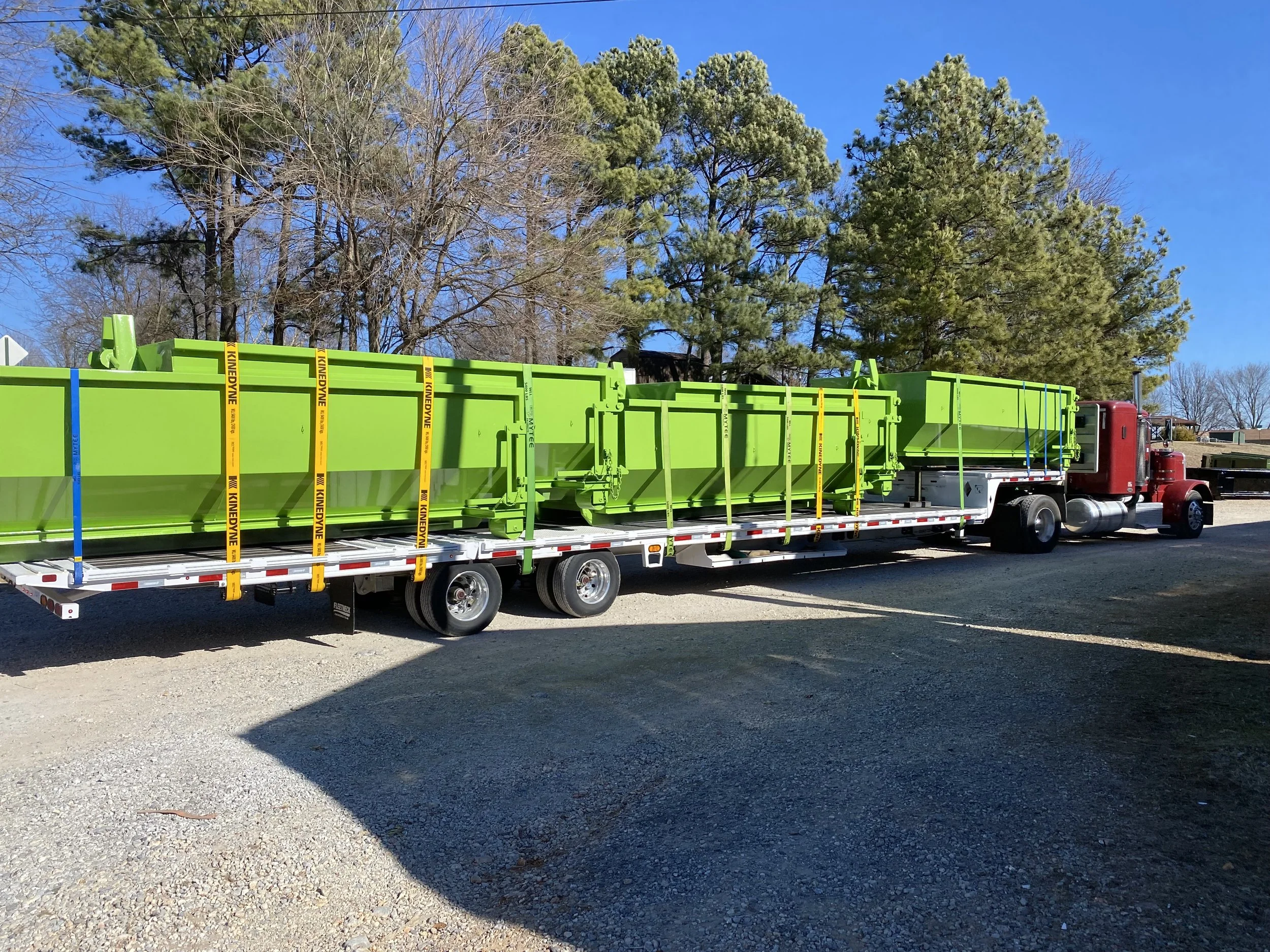 Hook Lift RollOff Dumpsters — Ozark Dumpster Manufacturing