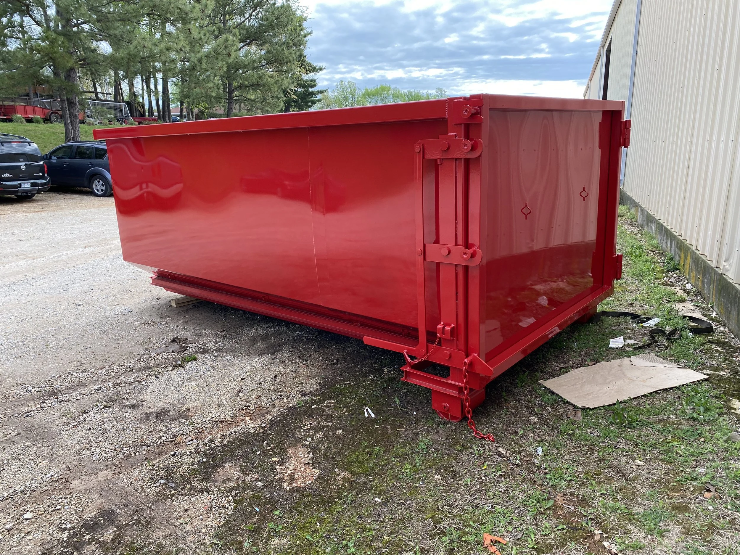 Cable Pull RollOff Dumpsters — Ozark Dumpster Manufacturing