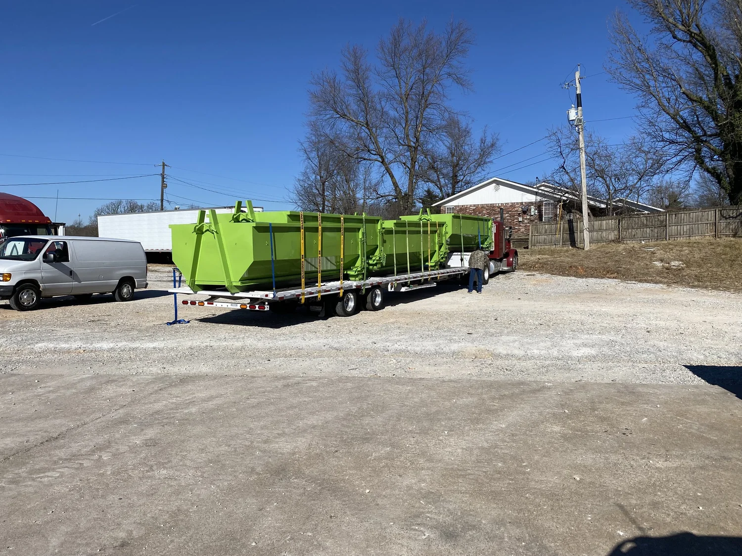 Hook Lift RollOff Dumpsters — Ozark Dumpster Manufacturing