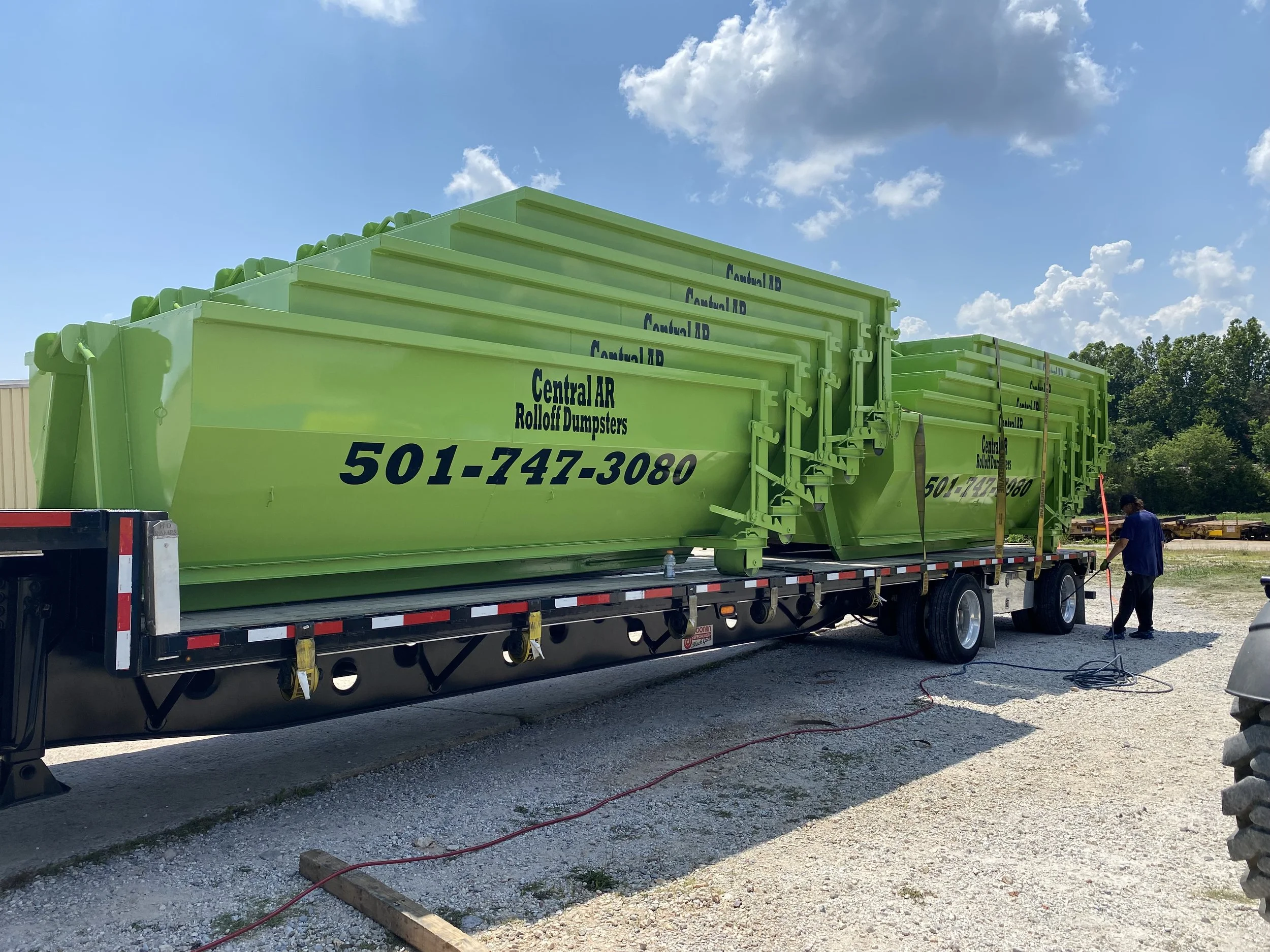 Hook Lift RollOff Dumpsters — Ozark Dumpster Manufacturing