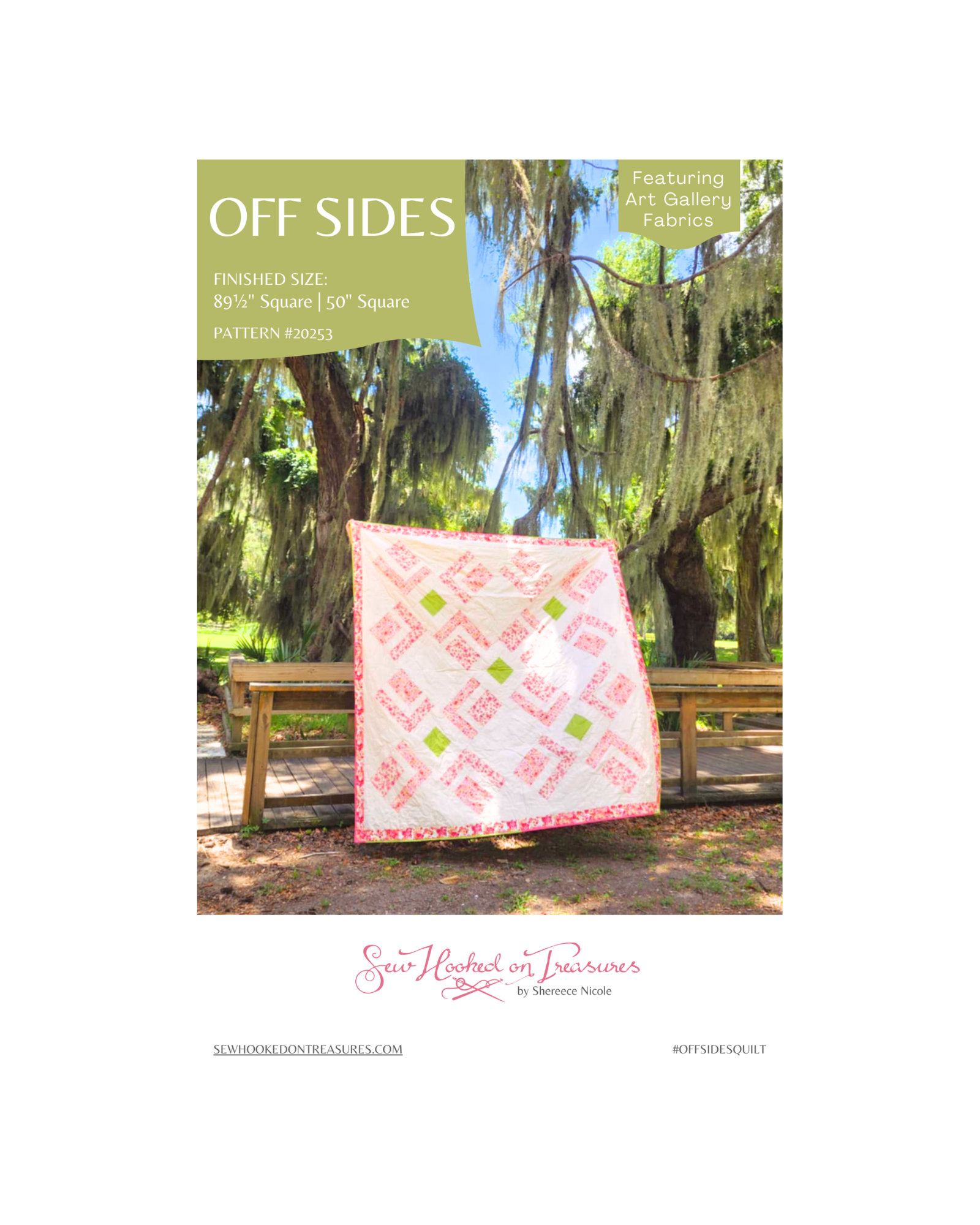 Off Sides quilt pattern by Sew Hooked on Treasures
