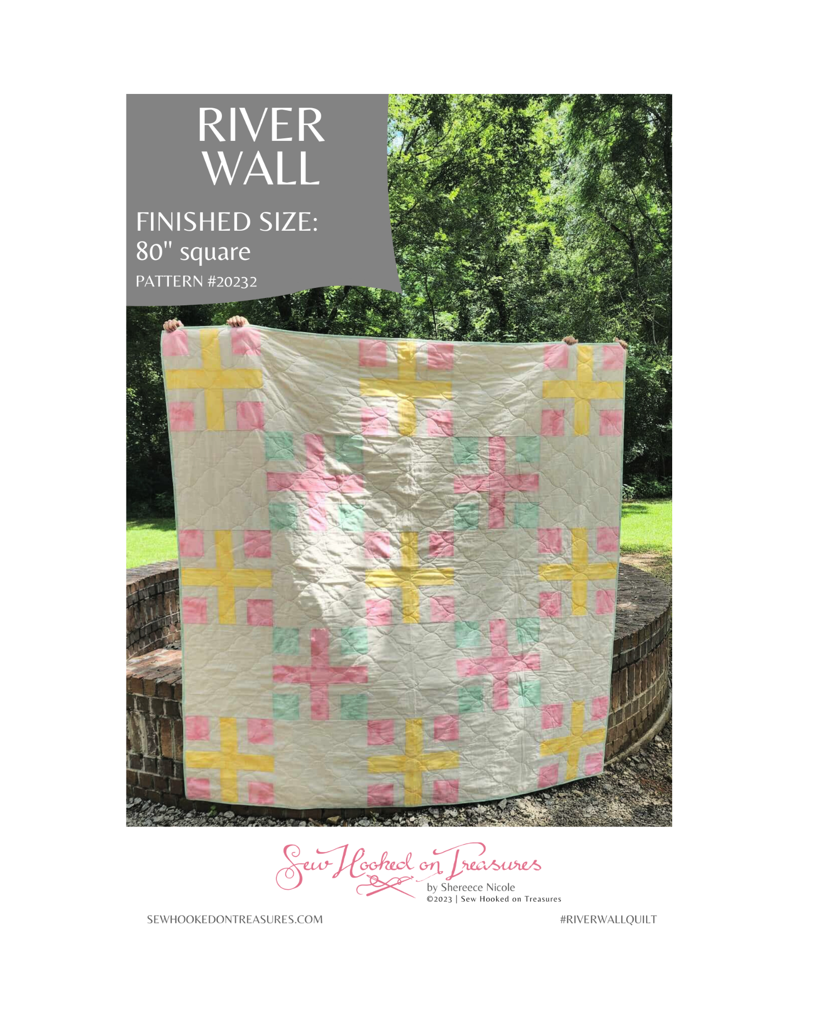 River Wall Quilt Pattern by Sew Hooked on Treasures