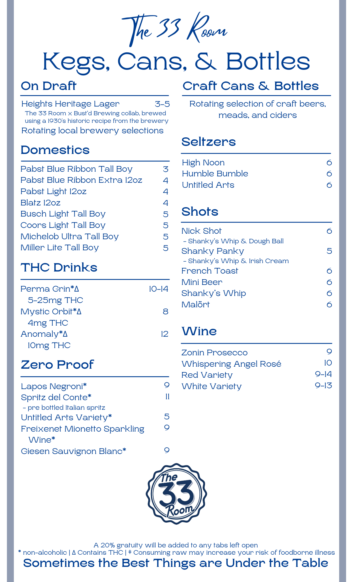 Menu Page 2