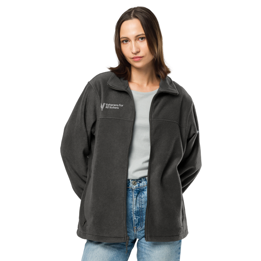 unisex-columbia-fleece-jacket-charcoal-heather-front-683880fabaf3f.png