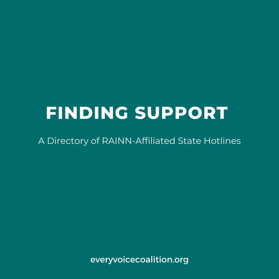 Quick SAAM Resources Guide: Finding Support 

Swipe through for 24/7 state-specific hotlines and rape crisis centers. Please note that these lists do not encompass all hotlines or organizations serving students and survivors. To find a local organiza