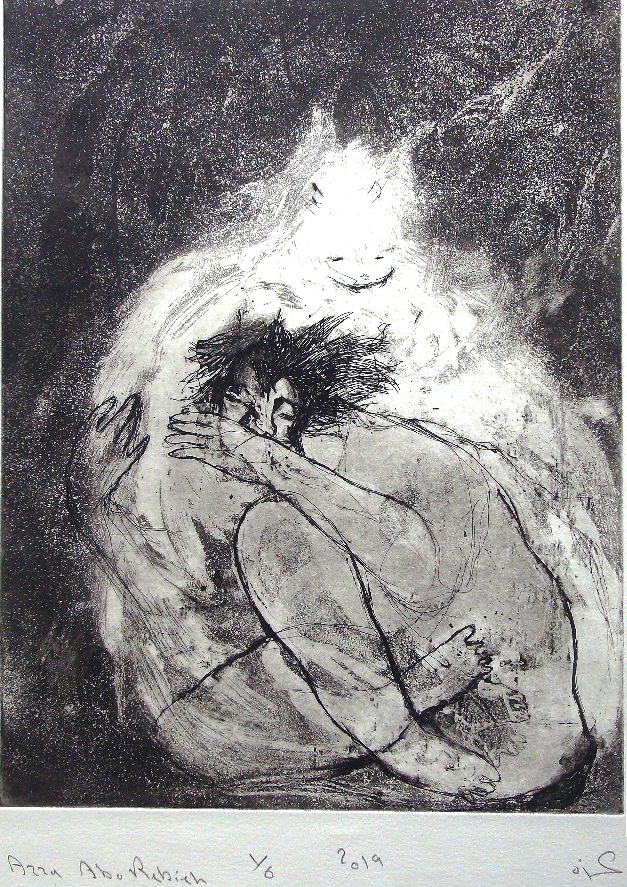 25 x 33 cm “plate size”
Etching and aquatint printed on Hahnemuhle paper 2019