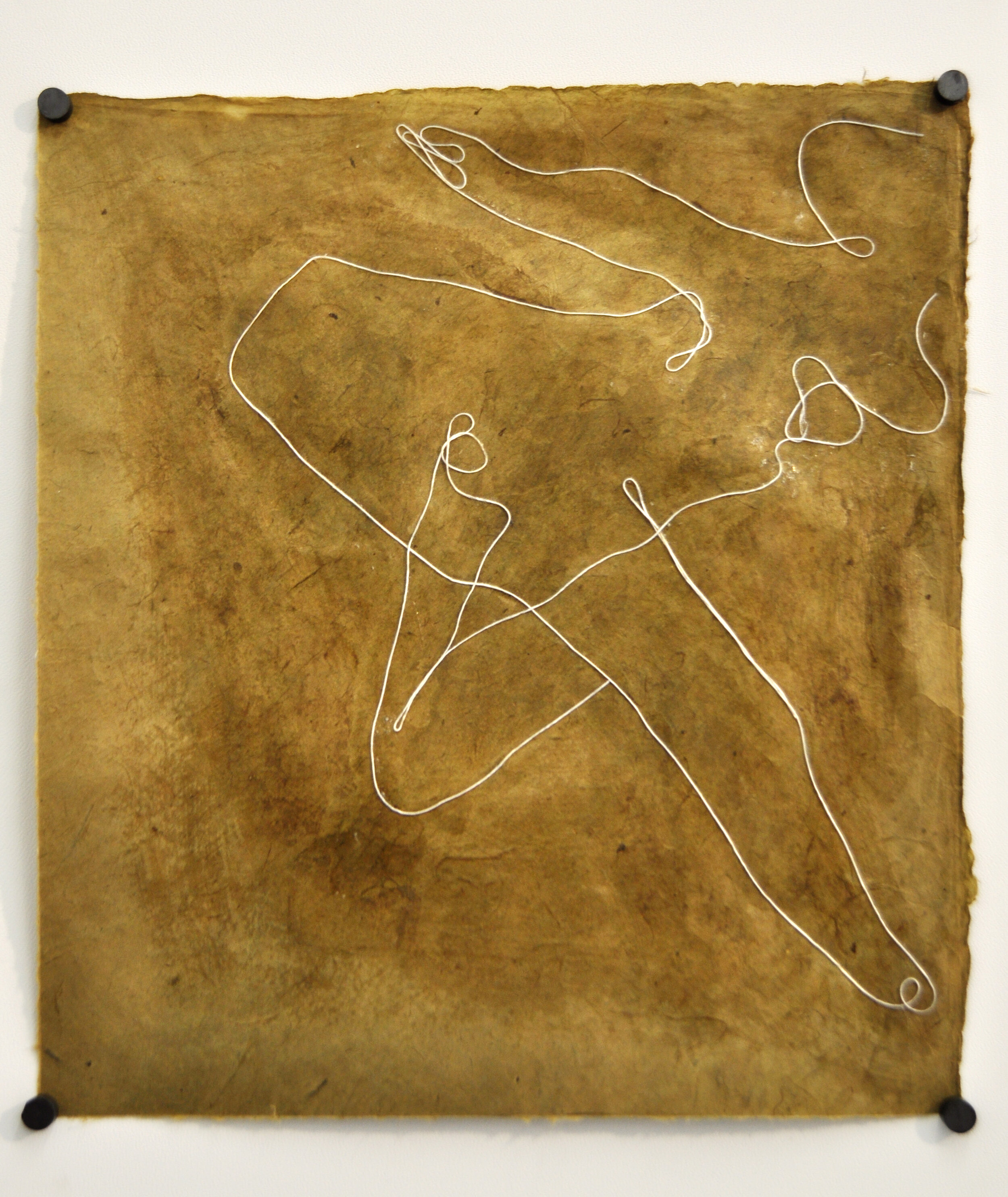 25 x 27 cm
Thread on Kahari paper 2018