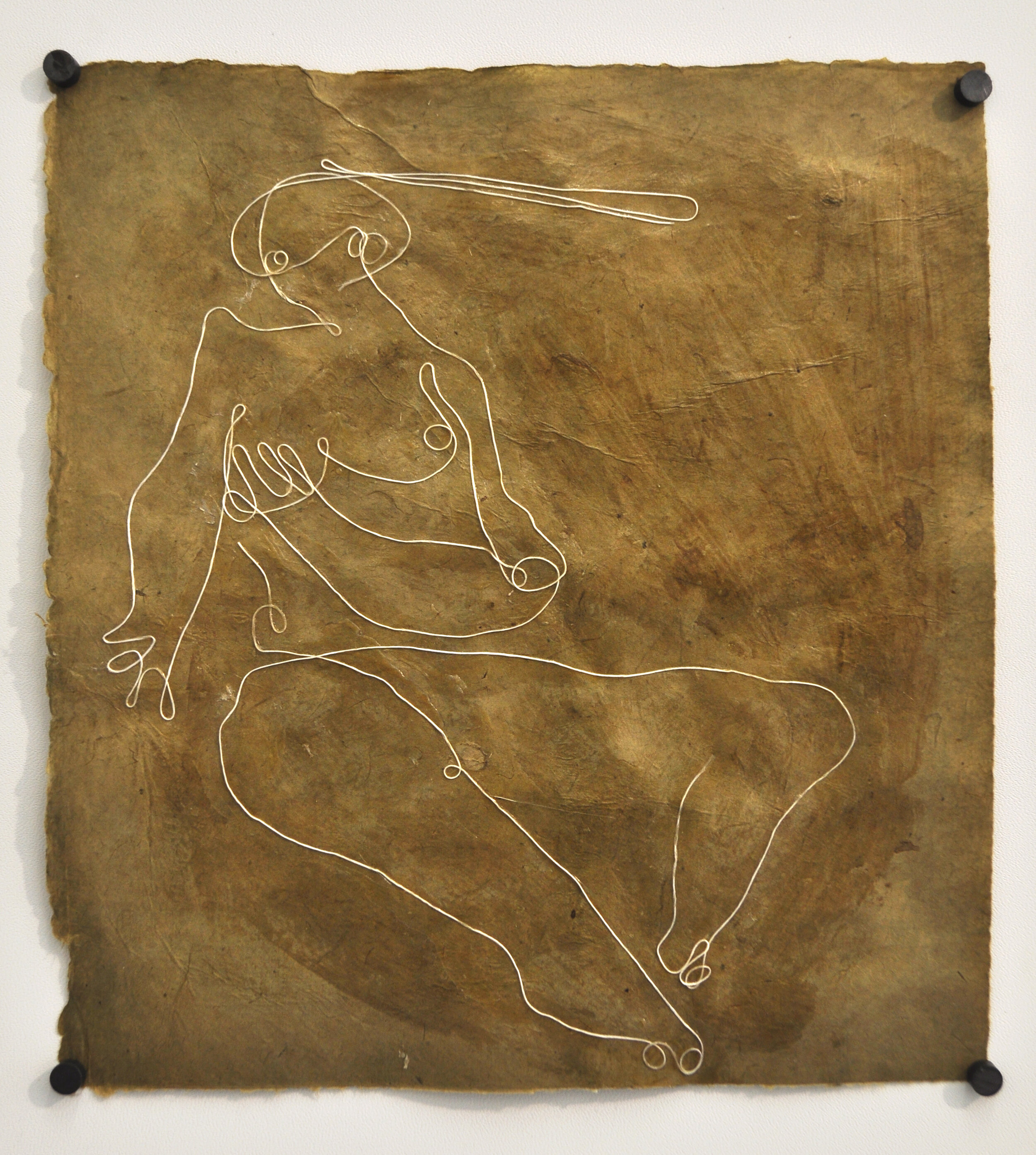 25 x 27 cm
Thread on Kahari paper 2018