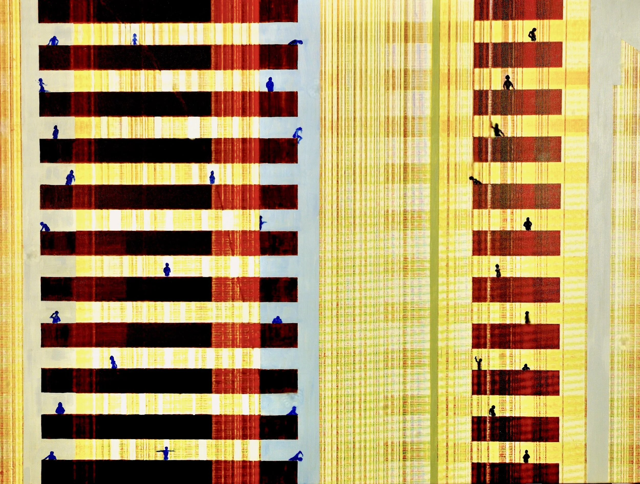 Metaverse City #2 (generative digital graphic | paint) | Edition of 3
