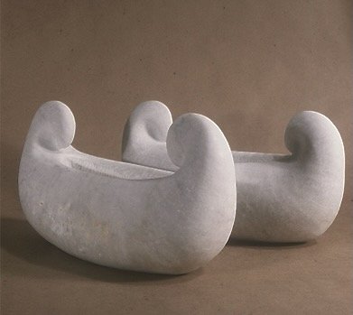 Mated For Life 2, KBDesrosiers, 6%22x9%22x18%22 each, marble.jpeg