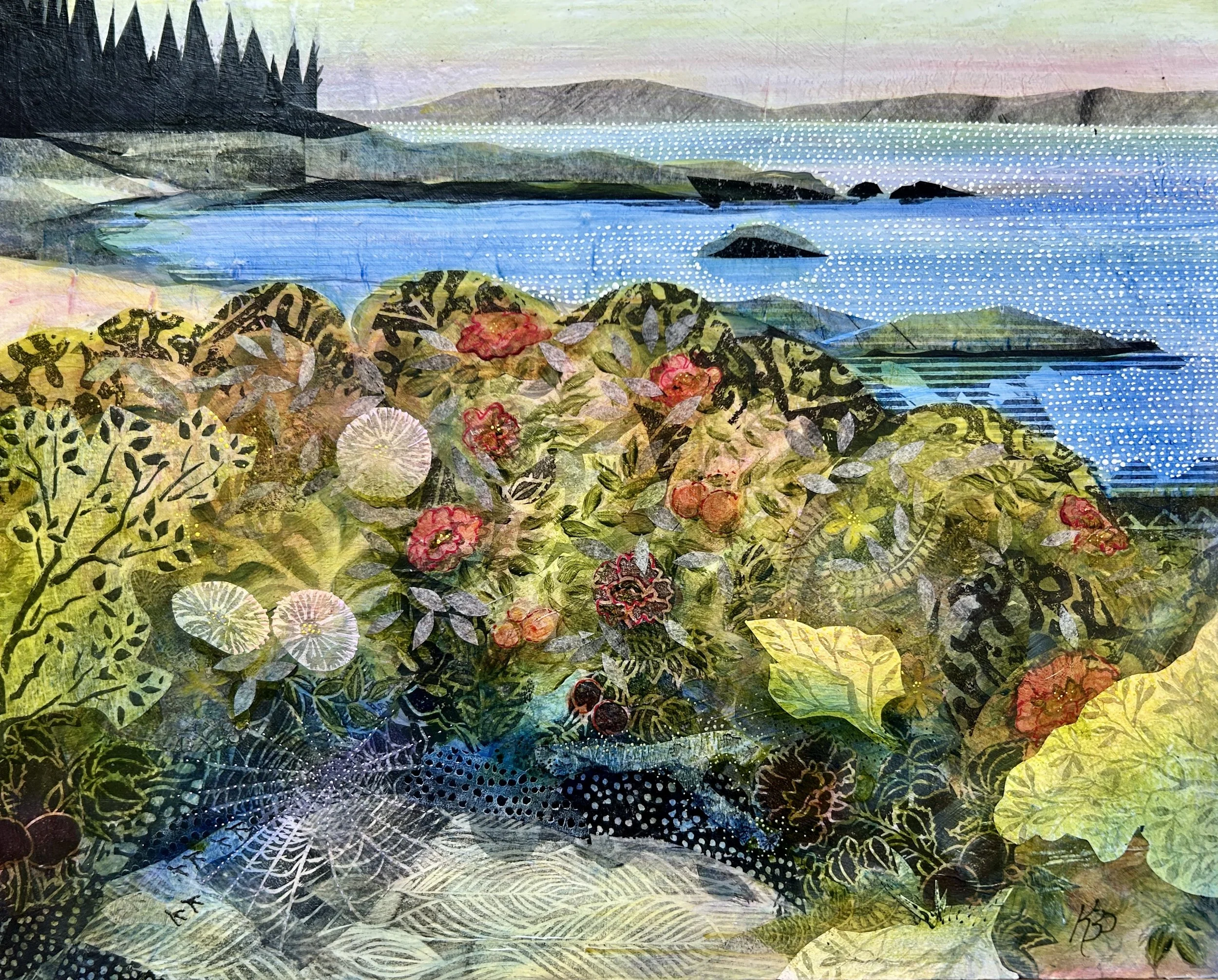 Rugosa and the Sea 16x24.jpg