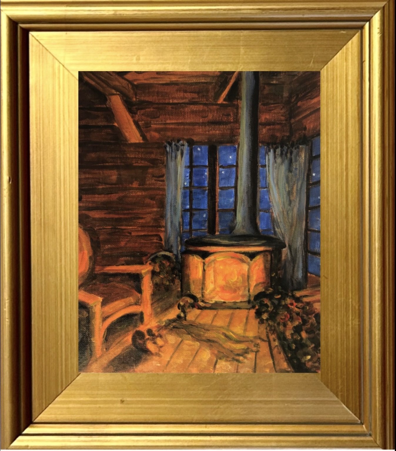 Framed Slippers By the Fire.jpeg
