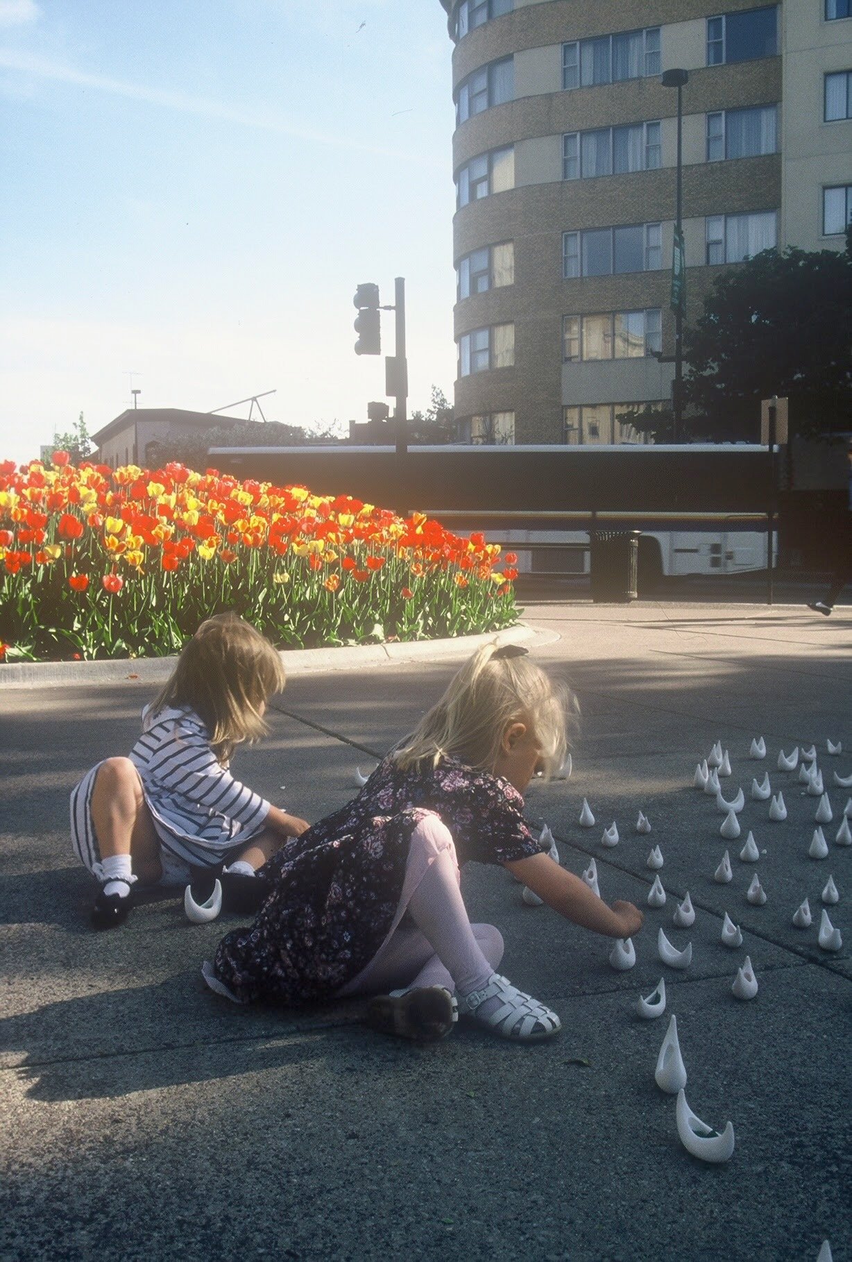 Fleet and Children's Play, Madison, WI, KBDesrosiers, installation of clay forms with audience participation.jpeg