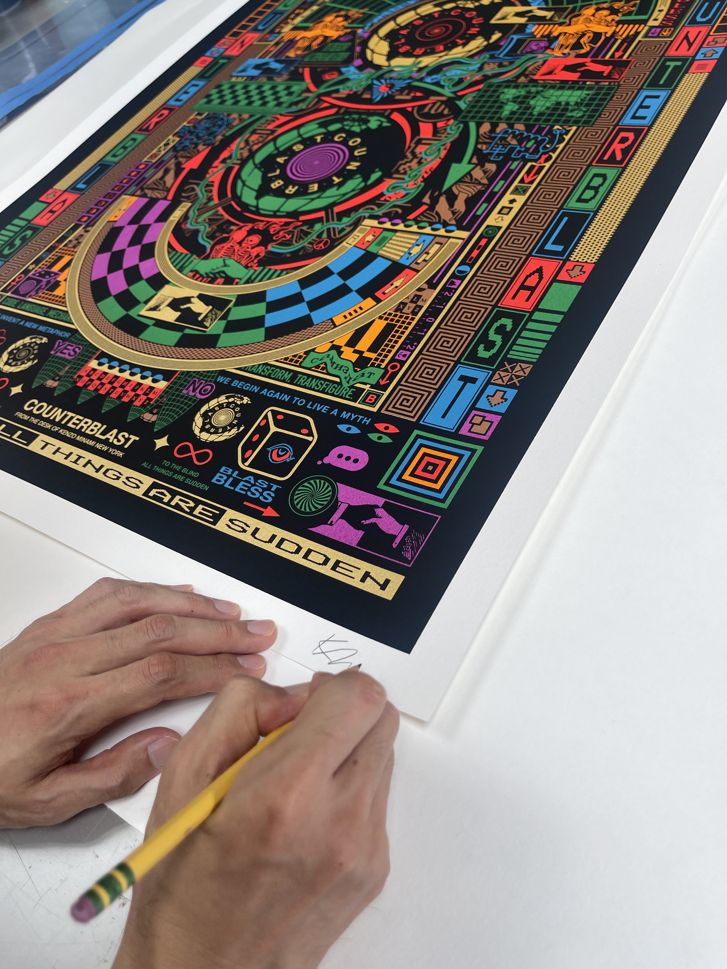 COUNTERBLAST (ART NOUVEAU)” Kenzo Minami — Kingsland Editions