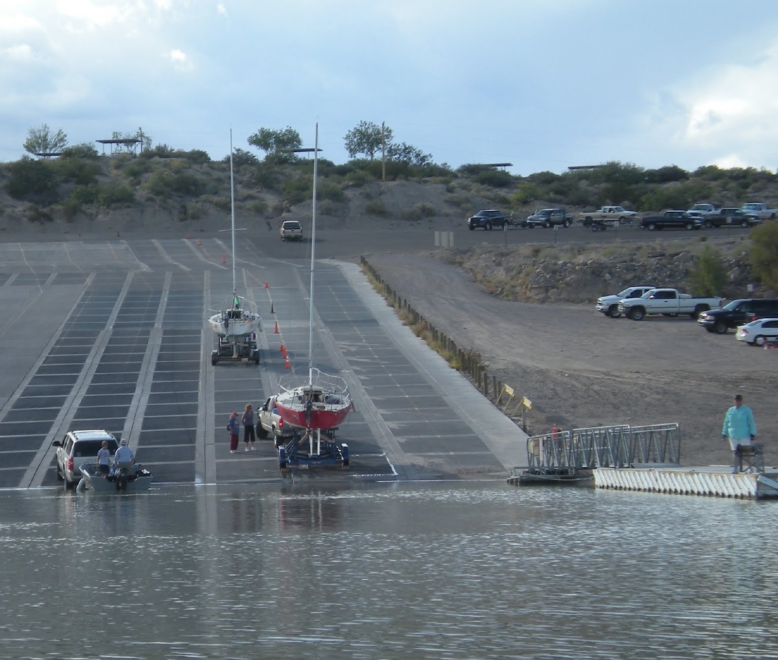 South Monticello Boat Ramp in 2009