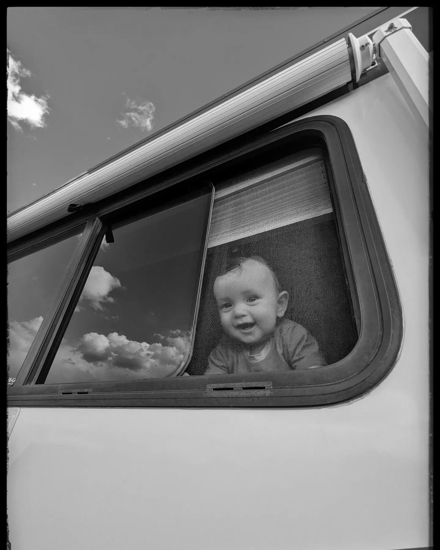 Little #nomadbaby Koa ready for another travel day #rvliving #rvlife #newmexico