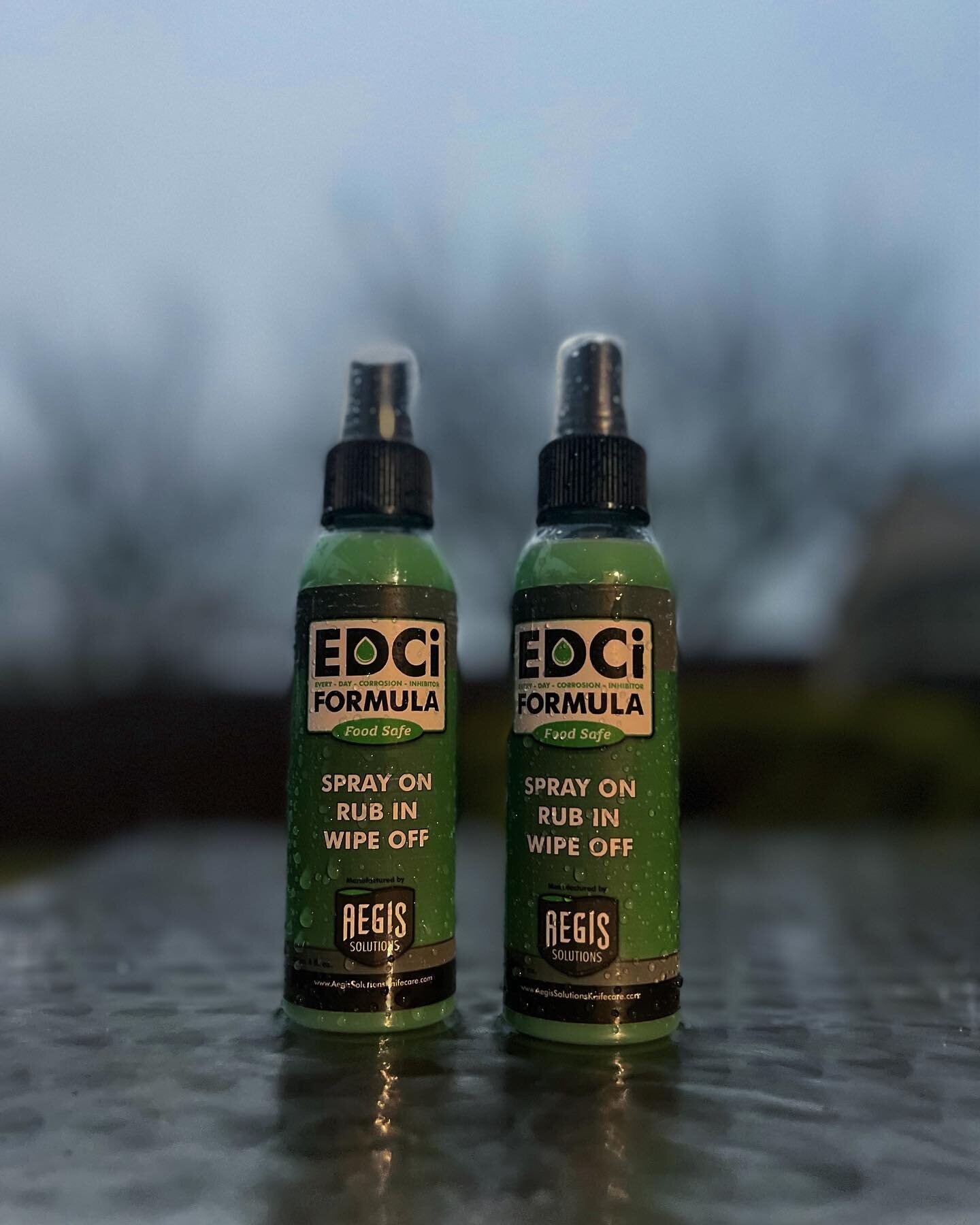 Even in the hard Texas rain, EDCI (our FOOD SAFE easy to use spray) can protect and keep your materials look nice and corrosion-free!! VISIT OUT WEBSITE FOR MORE INFO!!!! 
.EDCI leaves no slimy film, so it&rsquo;s dry to the touch after use!!!
.comes