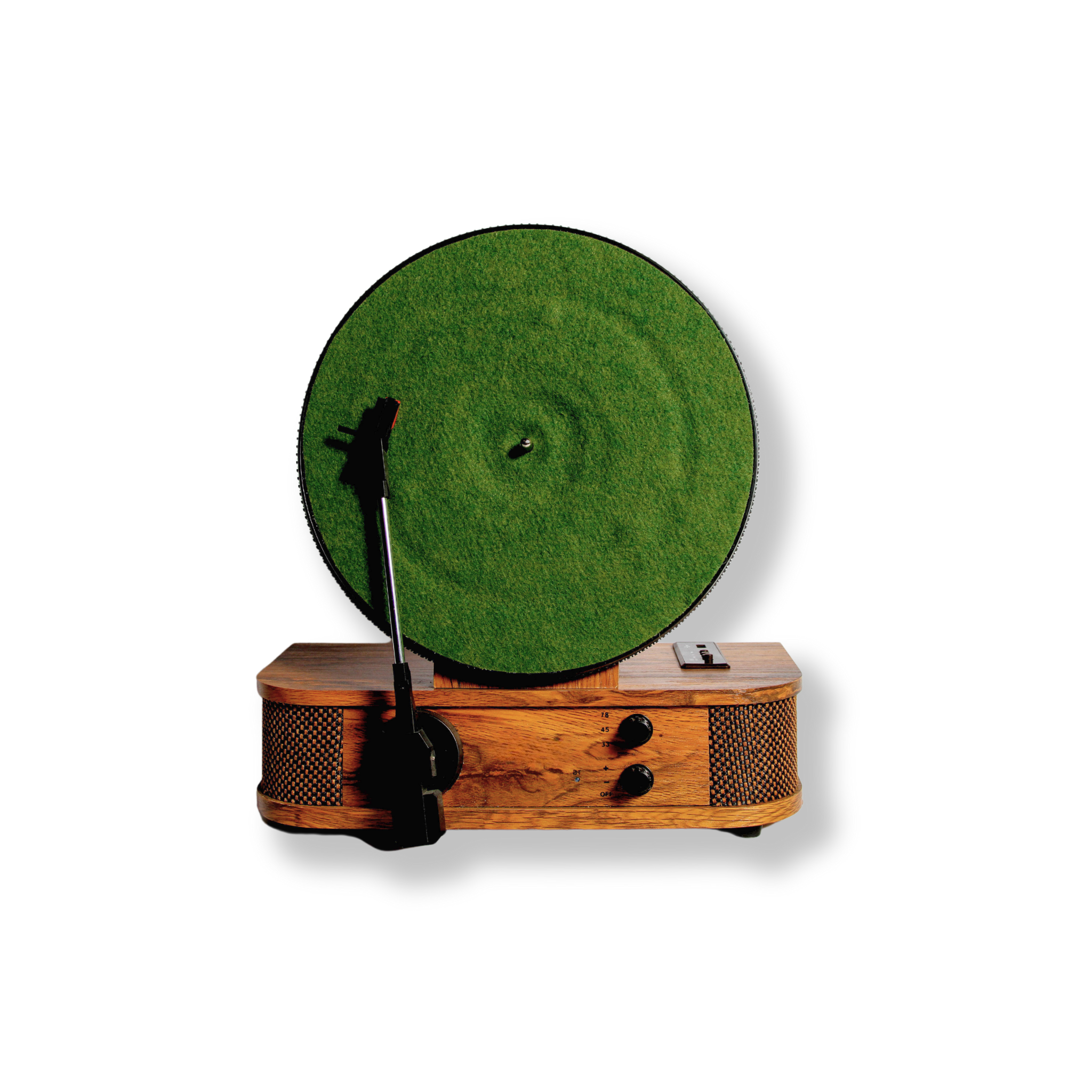 HMV Victrola® 'Vertiphone' Vertical Record Player With Bluetooth Receiver By VMI®