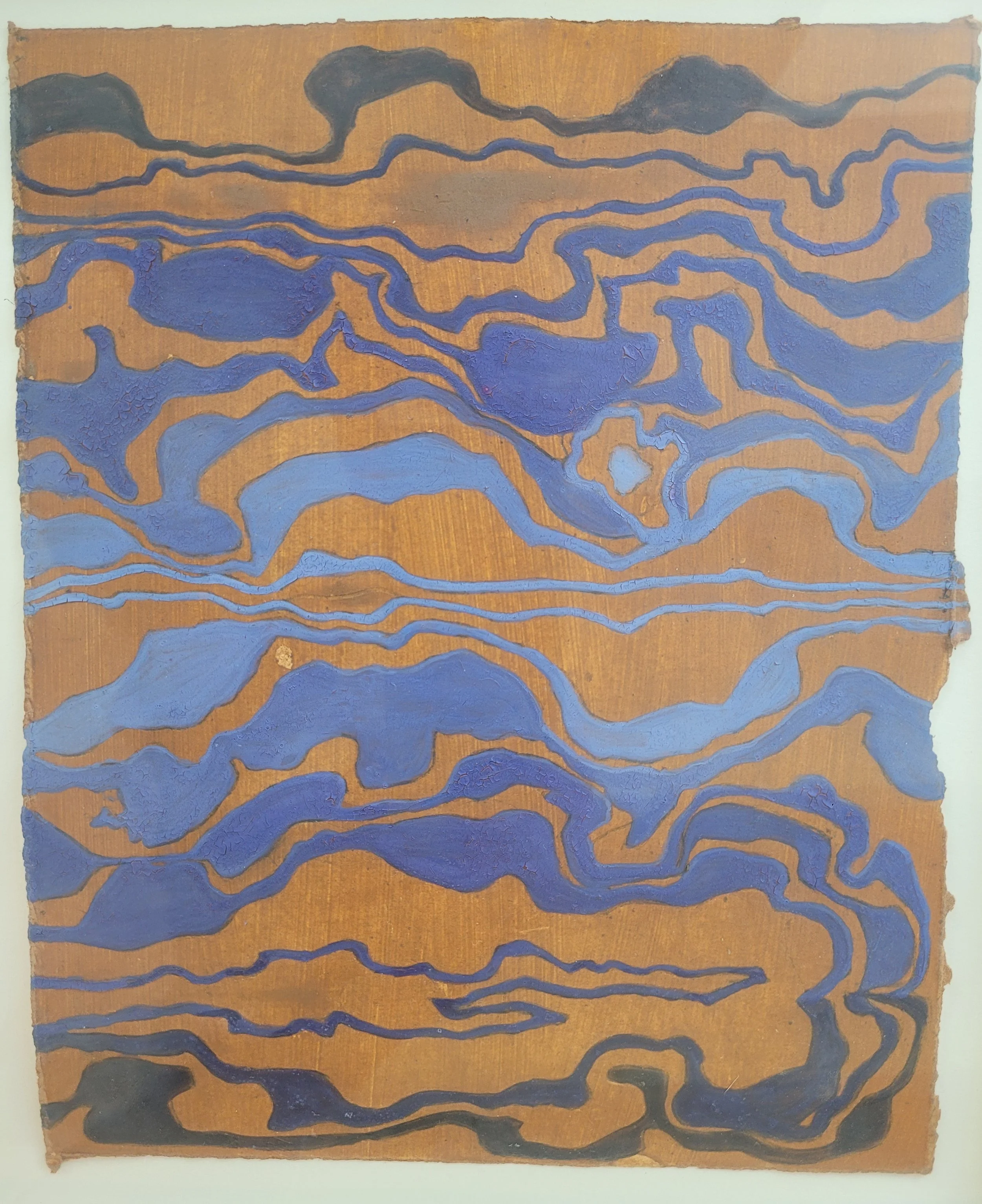 Salve II , 2013, 9" x 7.5", framed, egg tempera on paper