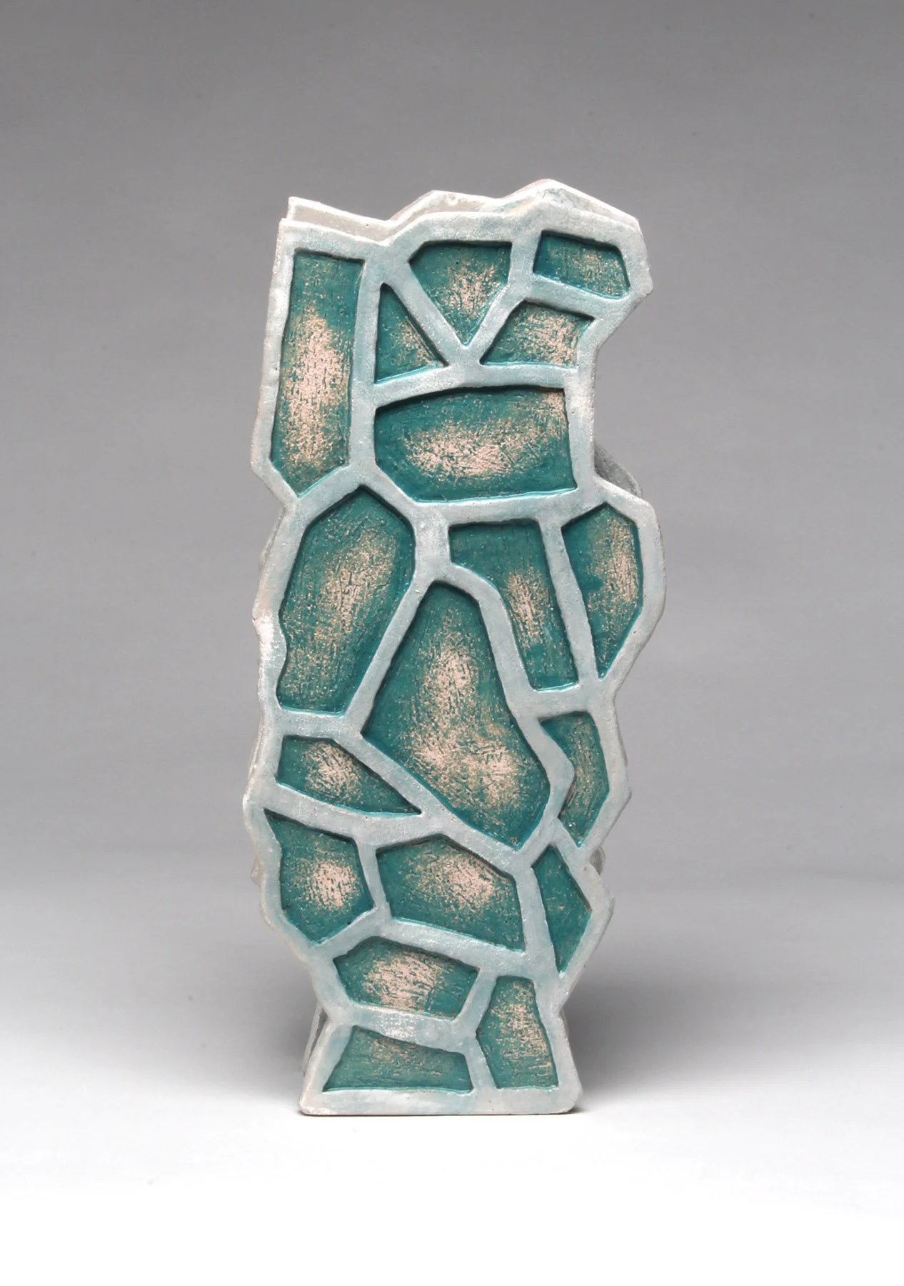  Chimney , 2020, 19" x 9" x 6", fired clay, glaze