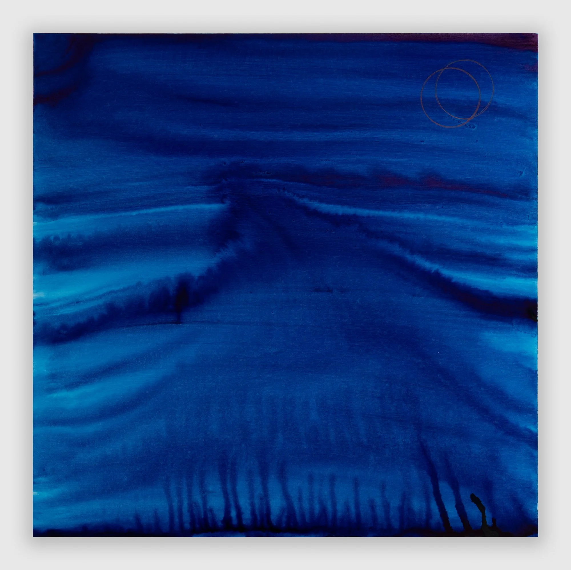 Sue Carlson, For Mary , 2023, oil and pencil on portrait linen, 30” x 30”, $6,000
