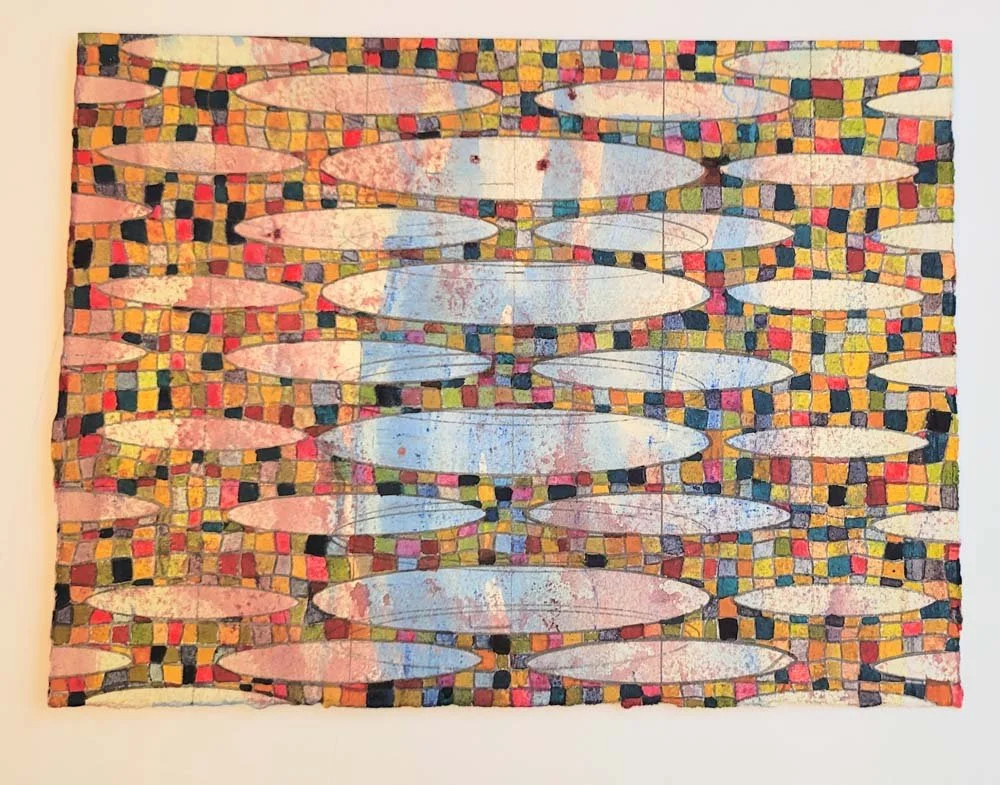 Casa Lum 3 , 2020, 6 3/4" x 8 7/8", gouache and egg tempera on paper, $1,200