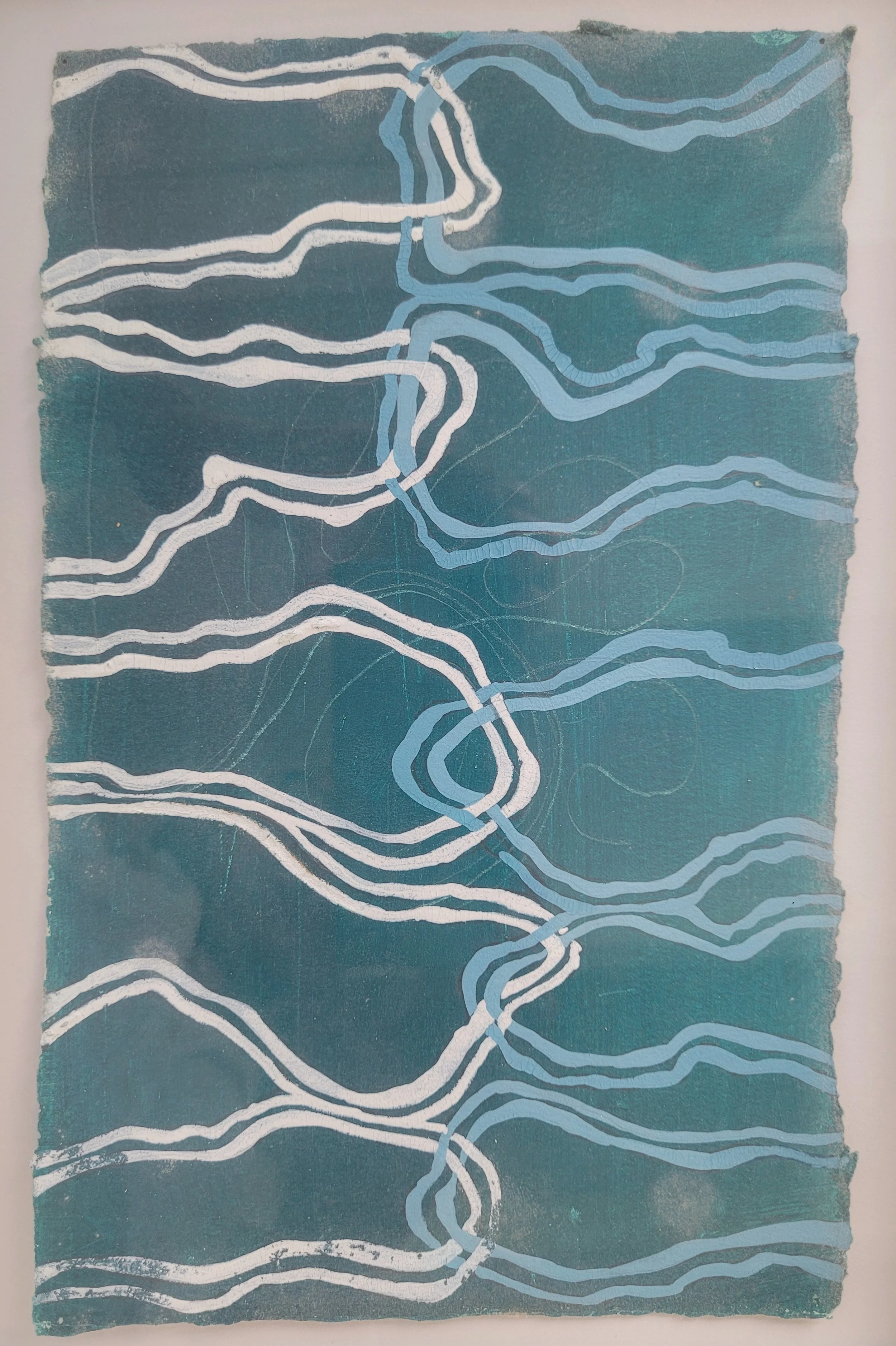  Pulce 15 , 2013, 10" x 6.5", framed, egg tempera on paper