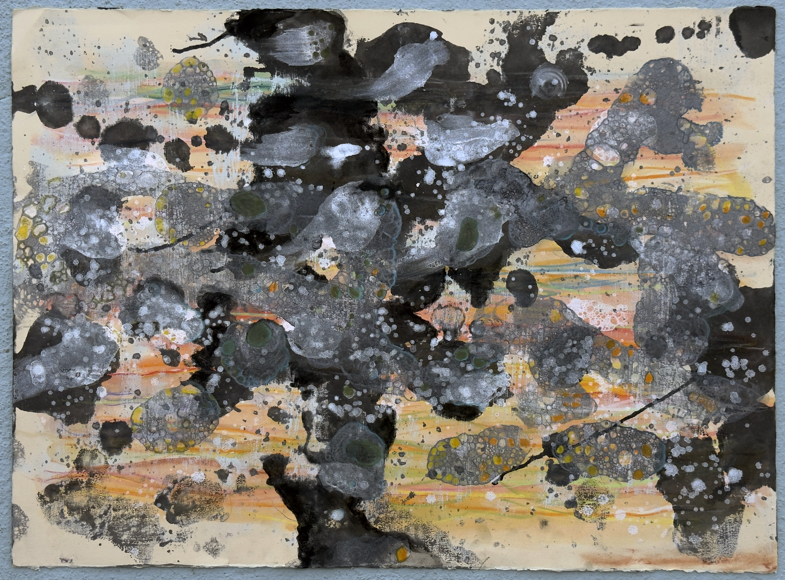 Everglades Evening , 22.25" x 30", mixed media on Arches Cold Press paper, $2,400