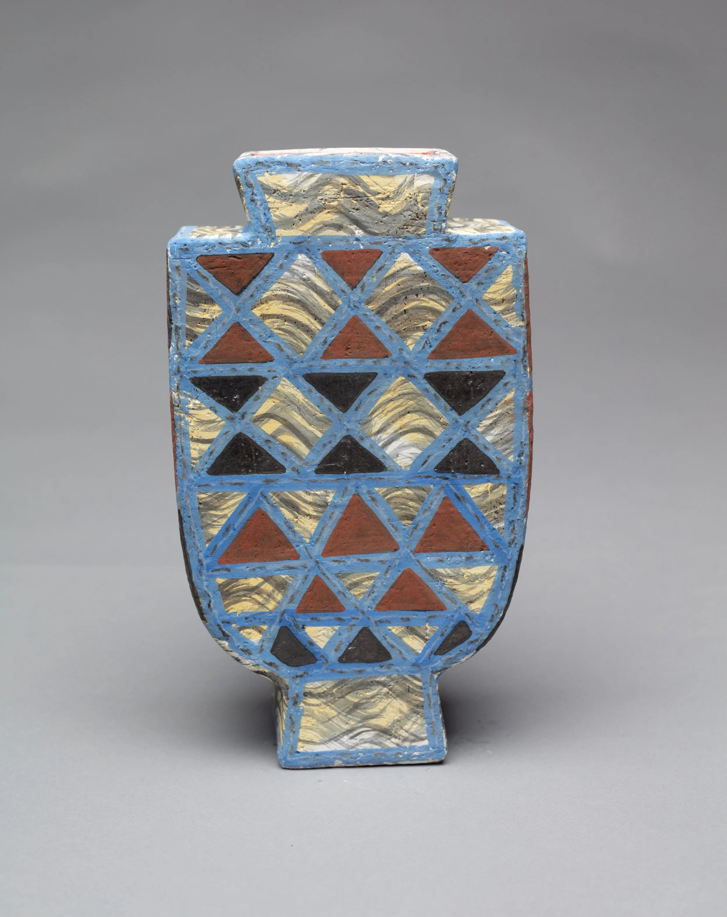  Red XXX , 2023, 9" x 5" x 2.5”, fired clay, glaze