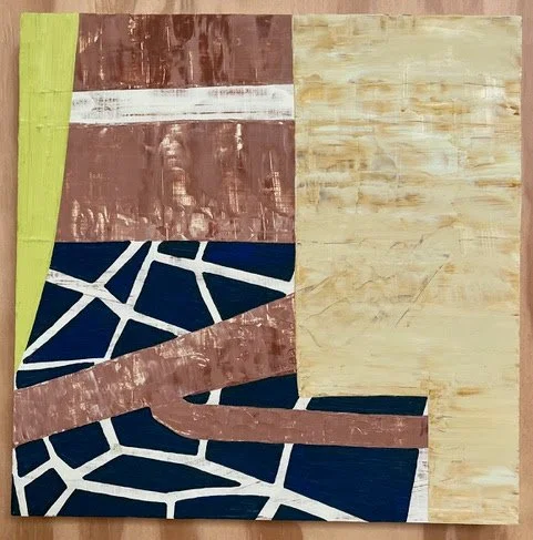 Soil Creep , 2001, oil on wood panel, 13" x 13"