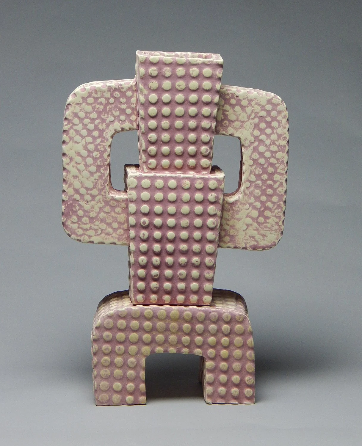  (Parent I) , 2018, 19" x 12" x 5", fired clay, glaze