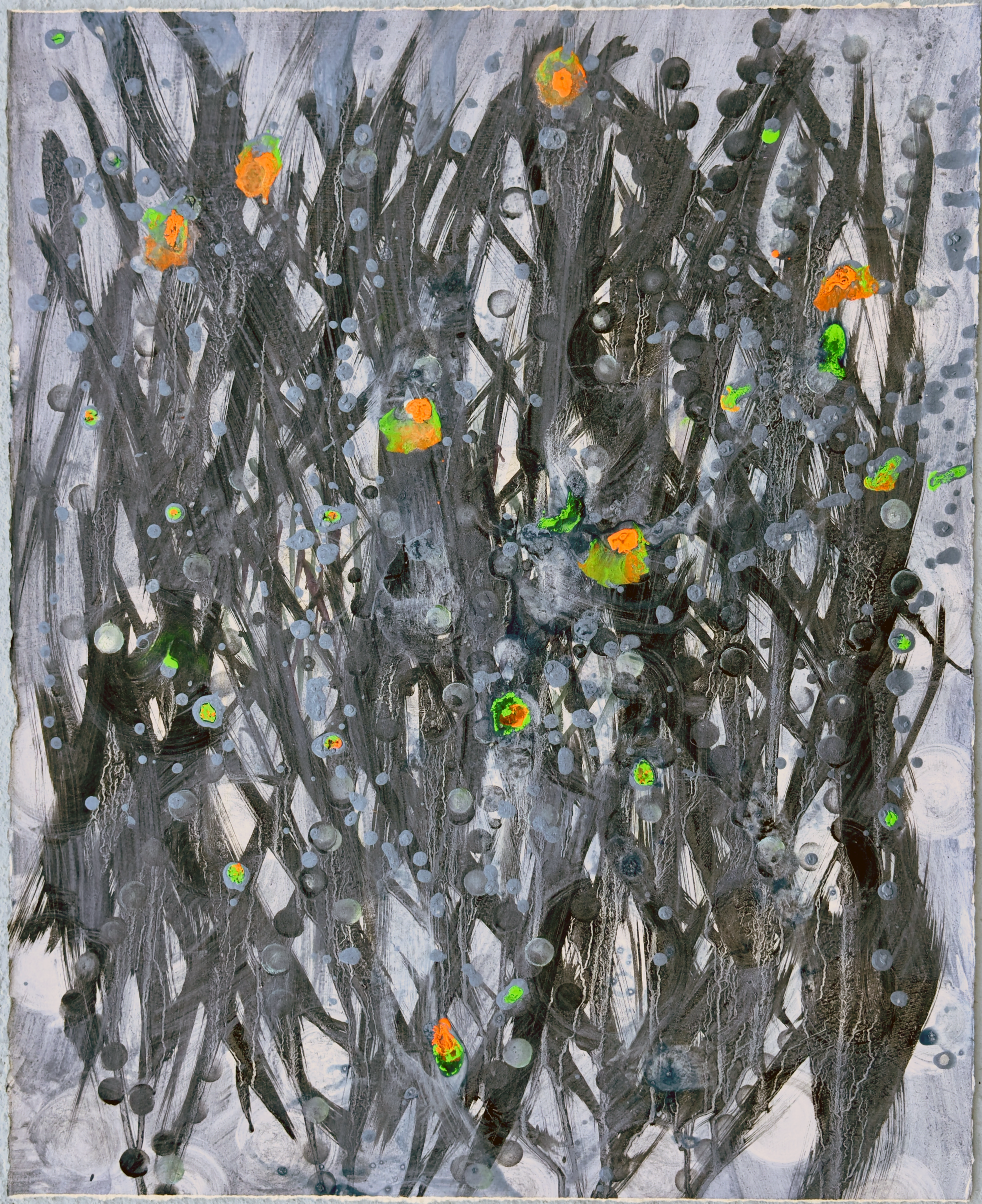 On Becoming a Wild Flower , 27.5" x 22.25", mixed media on Watercolor paper, $2,400