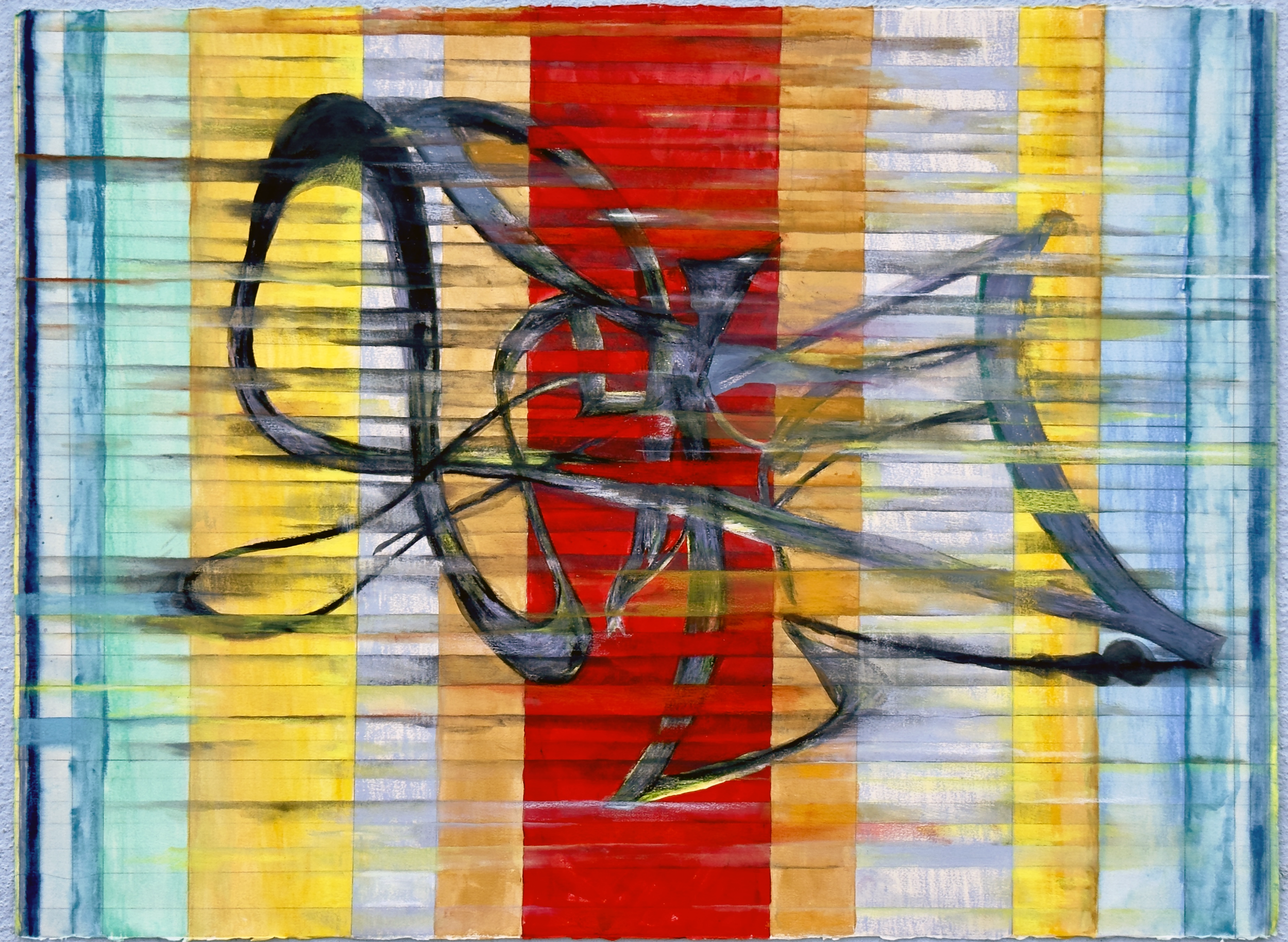 Reclining Nude , 22.25" x 30", mixed media on Arches Cold Press paper, $2,400