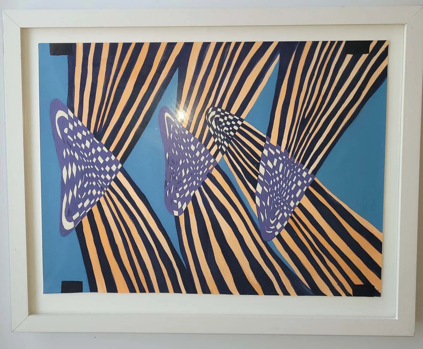 Pasha 8 , 2009, framed, Gouache and egg tempera on paper, $1,500